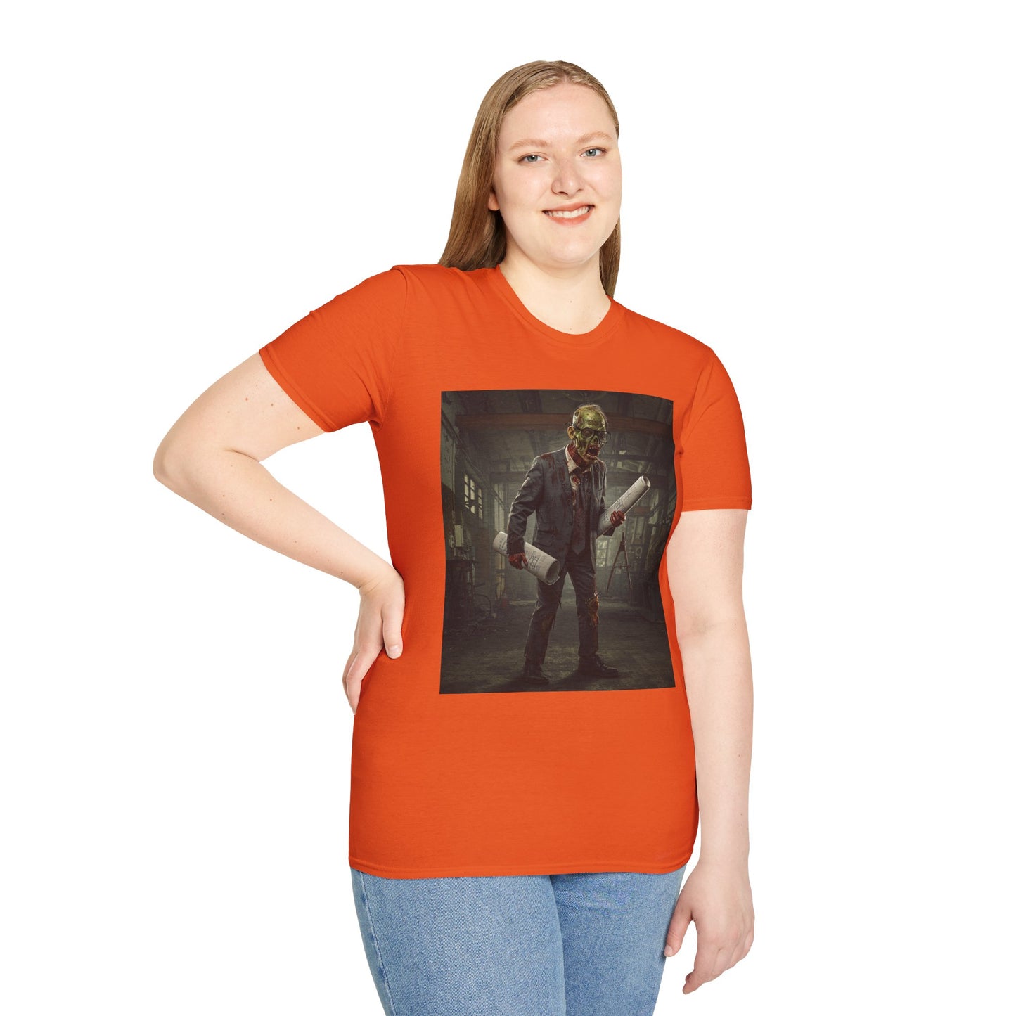 Zombie Apocalypse Unisex Softstyle T-Shirt - Perfect for Halloween and Horror Fans