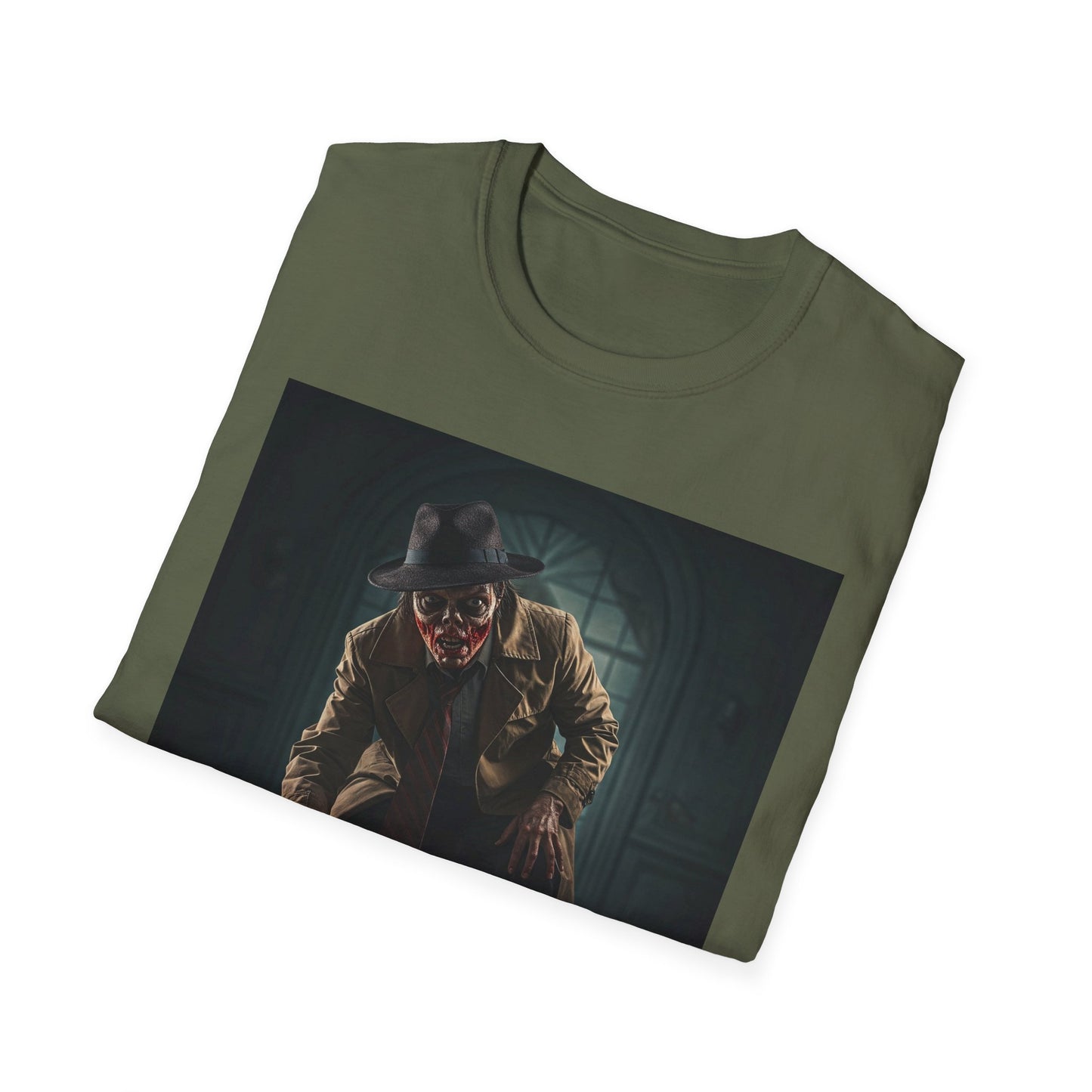 Unisex Horror-Themed Softstyle T-Shirt - Perfect for Halloween and Horror Fans