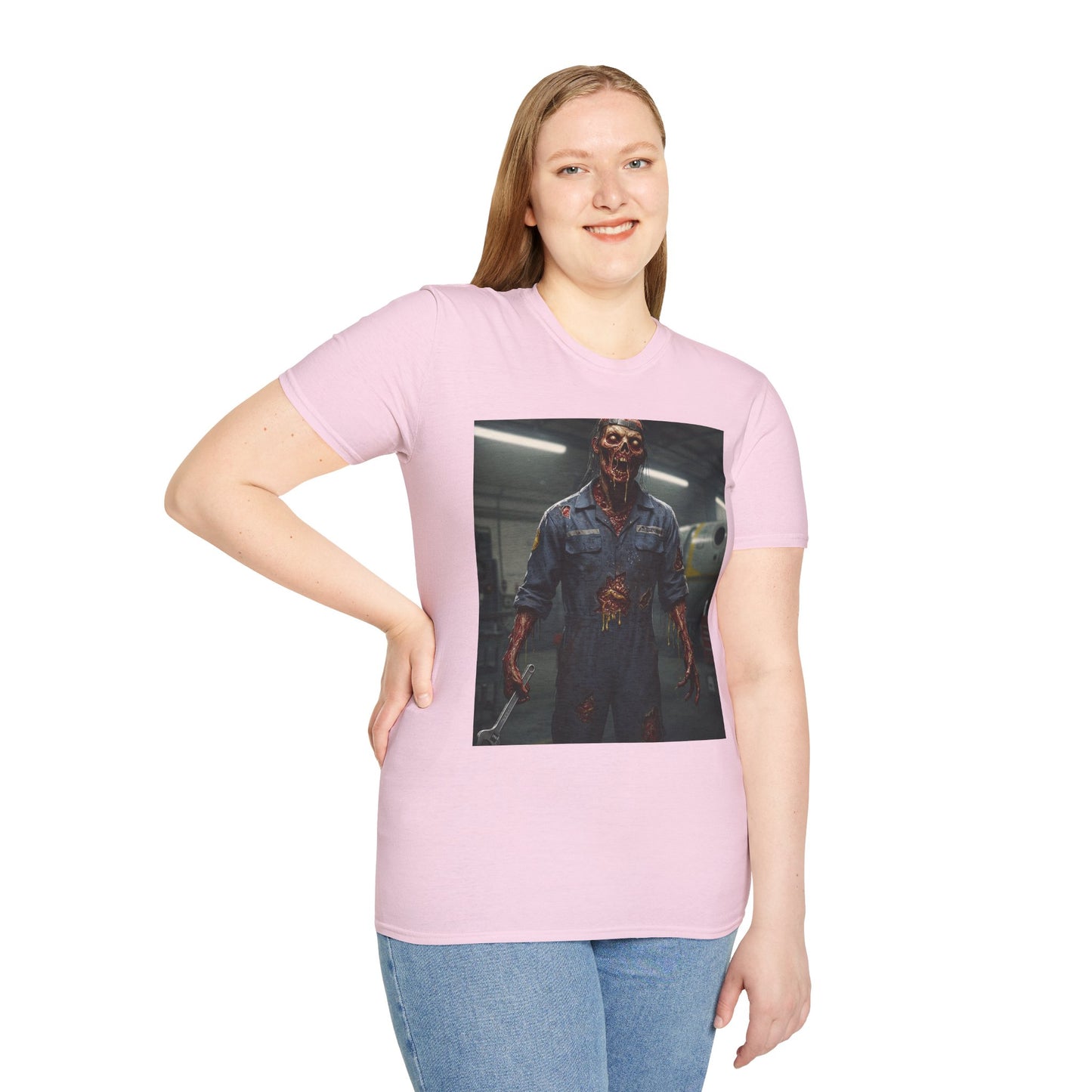 Unisex Softstyle Horror Graphic T-Shirt - Perfect for Halloween and Horror Fans