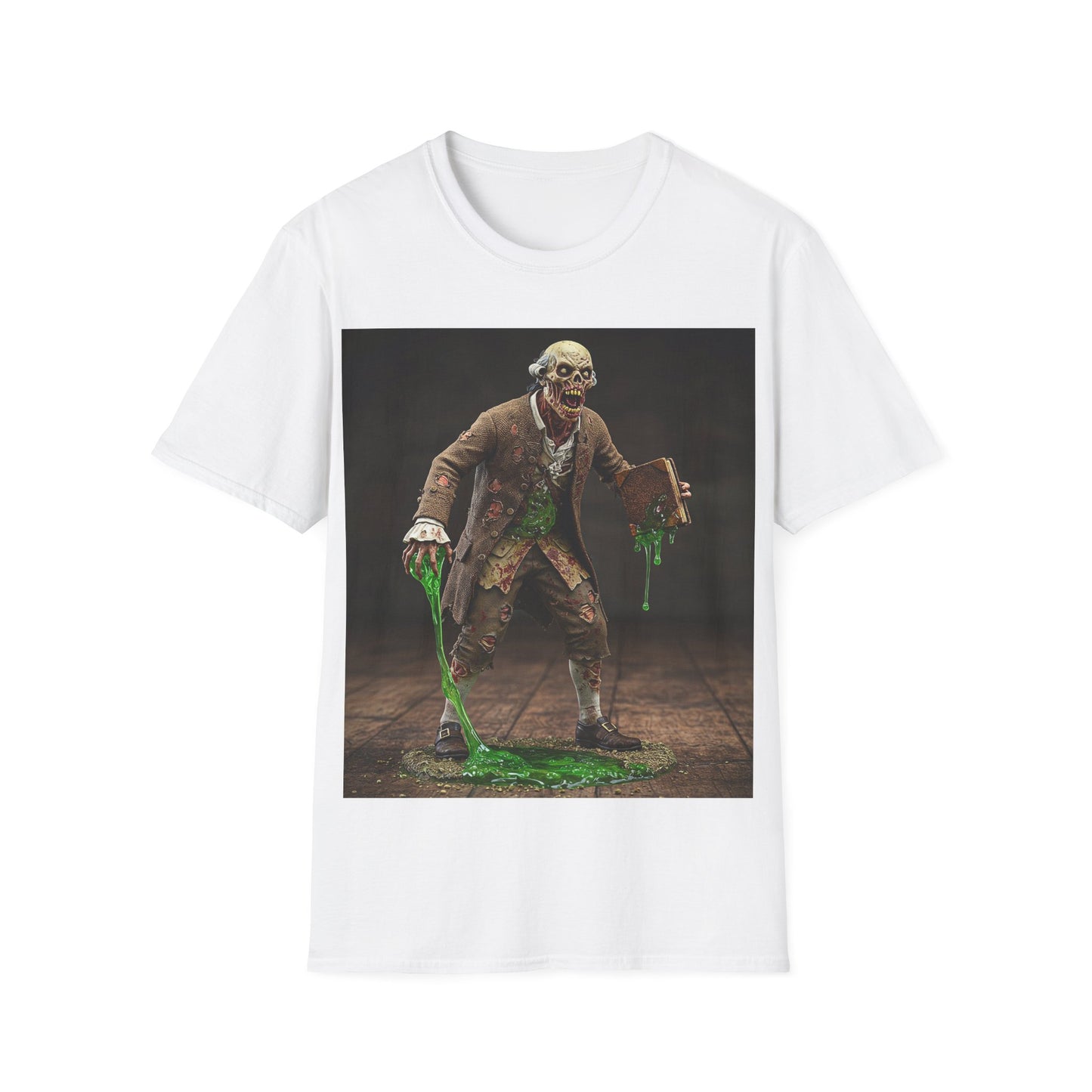 UK - Zombie Science Unisex Softstyle T-Shirt - Spooky Halloween Apparel