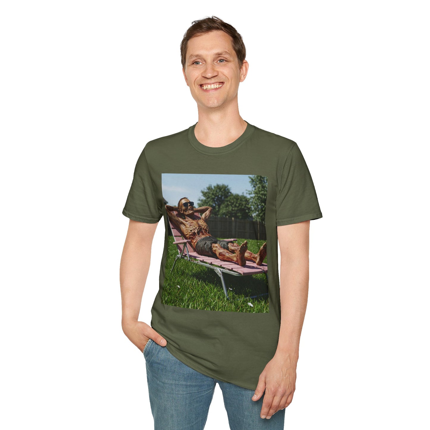 Chill Vibes Unisex Softstyle T-Shirt - Relaxed Summer Graphic Tee