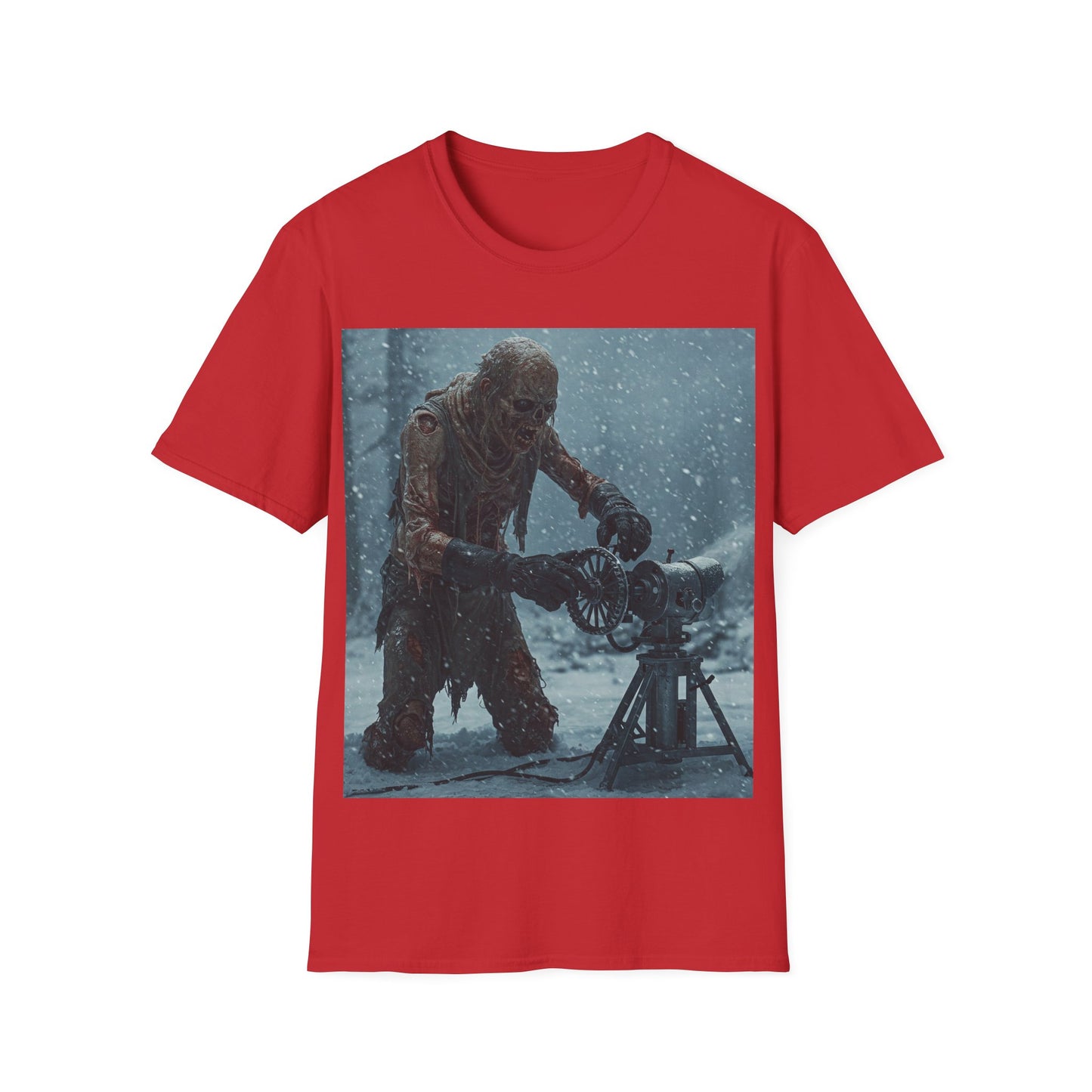 UK - Unisex Softstyle T-Shirt | Snowy Scene Fan Tee