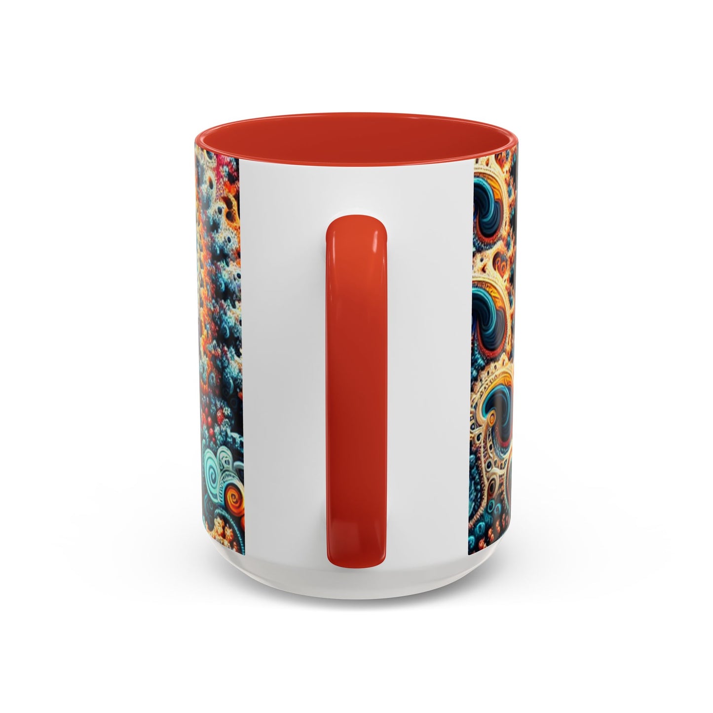 Colorful Fractal Coffee Mug - 11oz & 15oz - Perfect for Art Lovers
