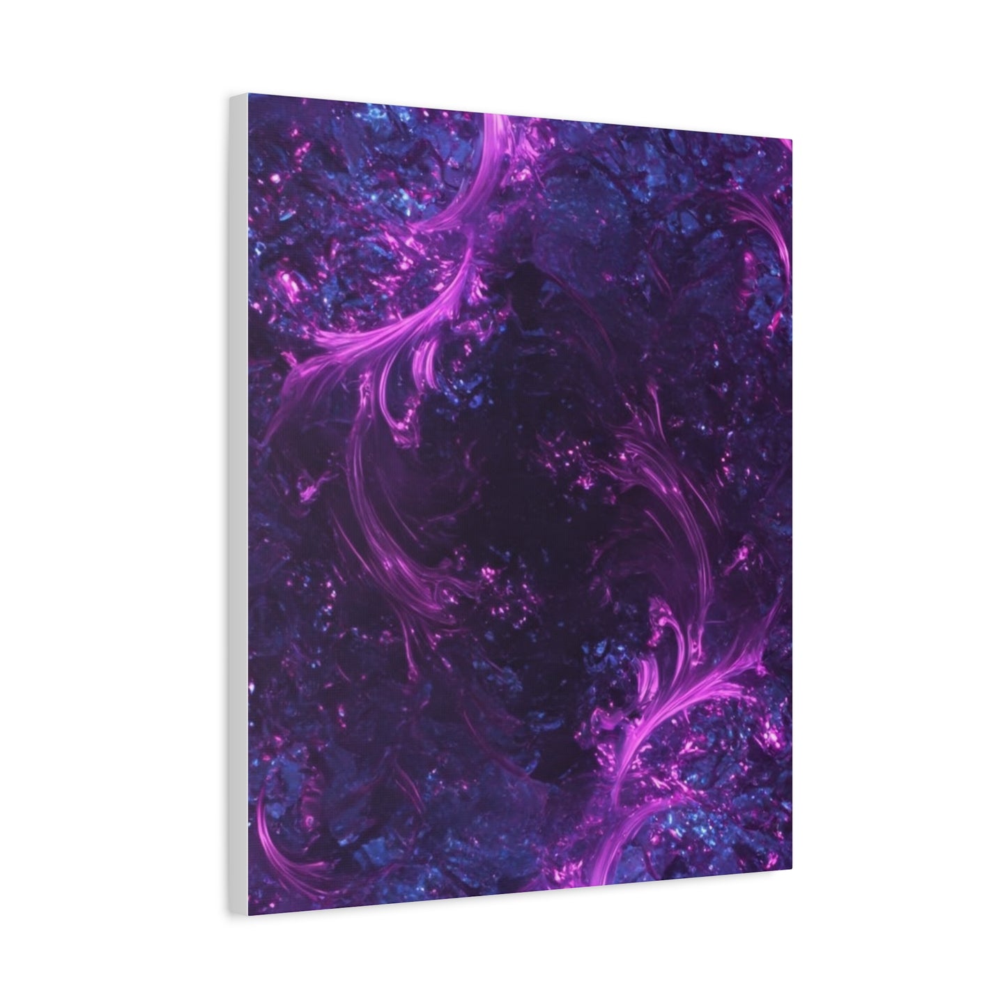 Abstract Purple Fractal Canvas Print - Artistic Wall Décor