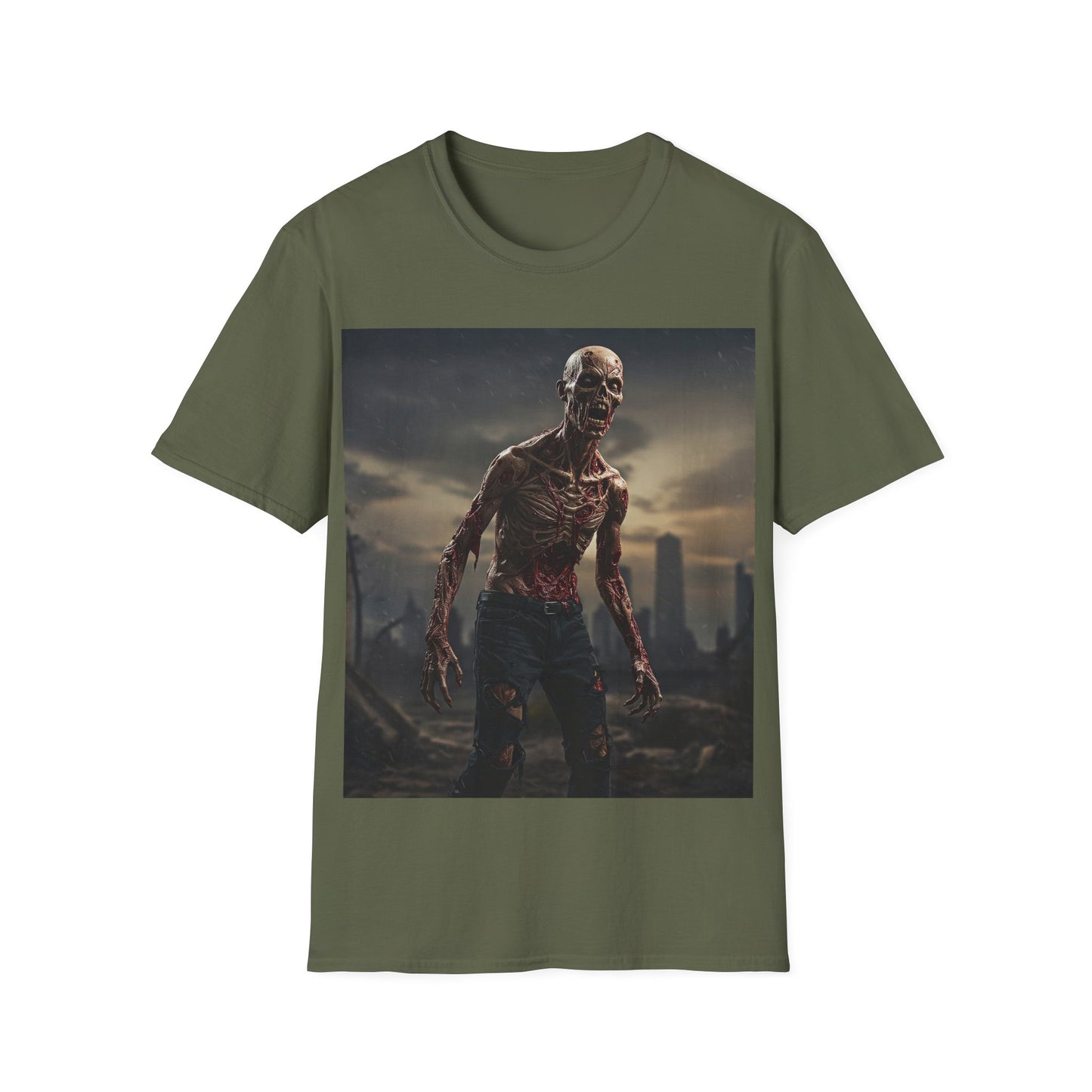 UK - Zombie Apocalypse Unisex Softstyle T-Shirt