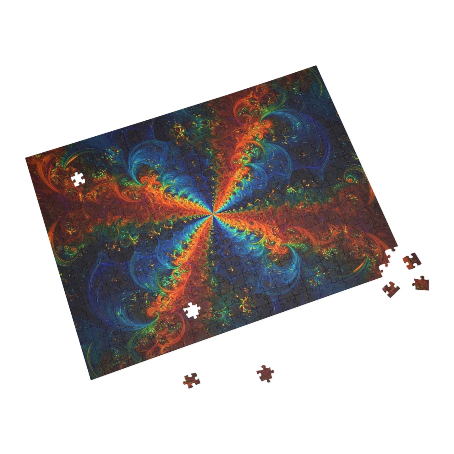 008 - Fractal Puzzle (96, 252, 500, 1000-Piece) - Fun Family Activity and Gift