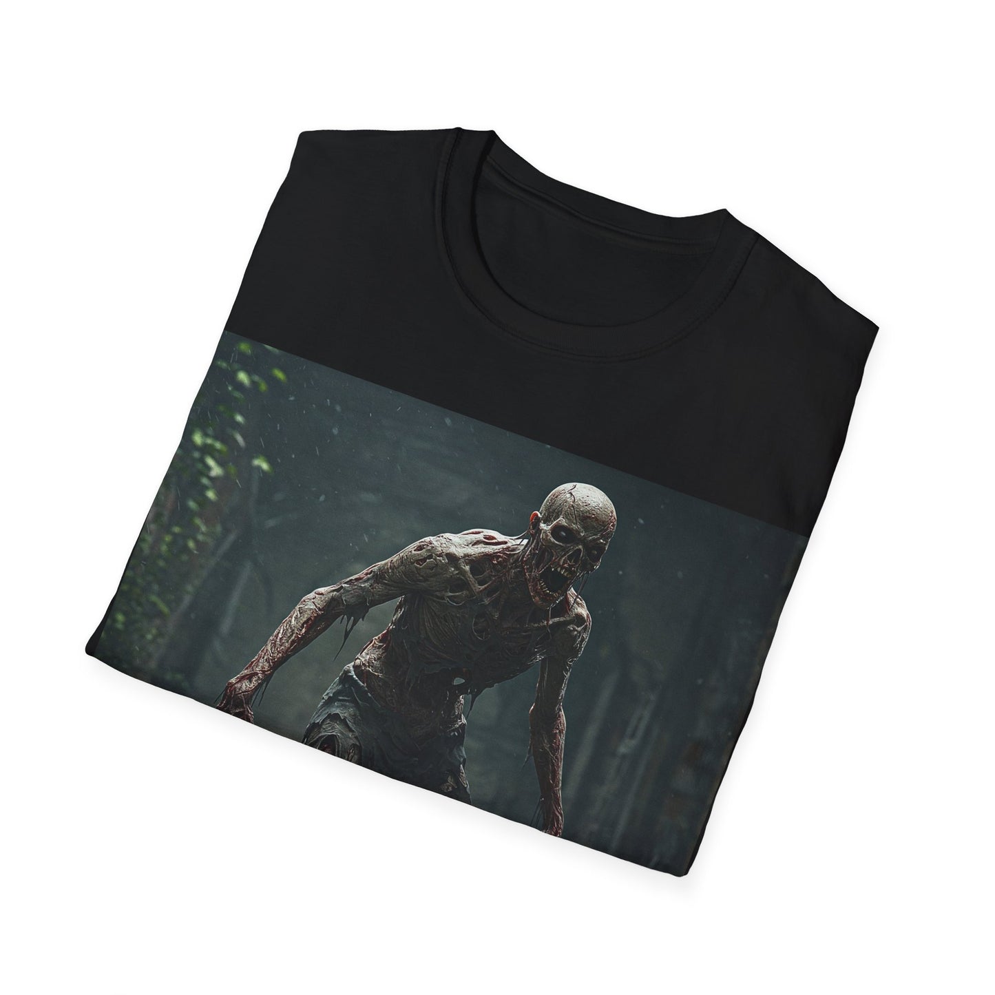 UK - Horror Creature Unisex Softstyle T-Shirt - Spooky Graphic Tee