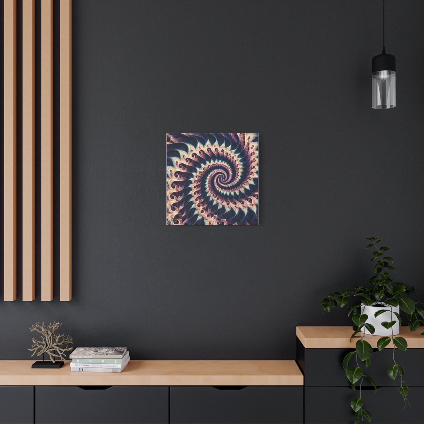 Abstract Spiral Art Canvas Print - Modern Home Decor for Art Lovers