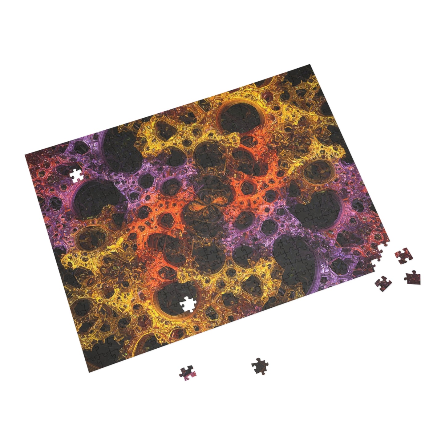 061- Fractal Puzzle (96, 252, 500, 1000-Piece) - Fun Family Activity and Gift