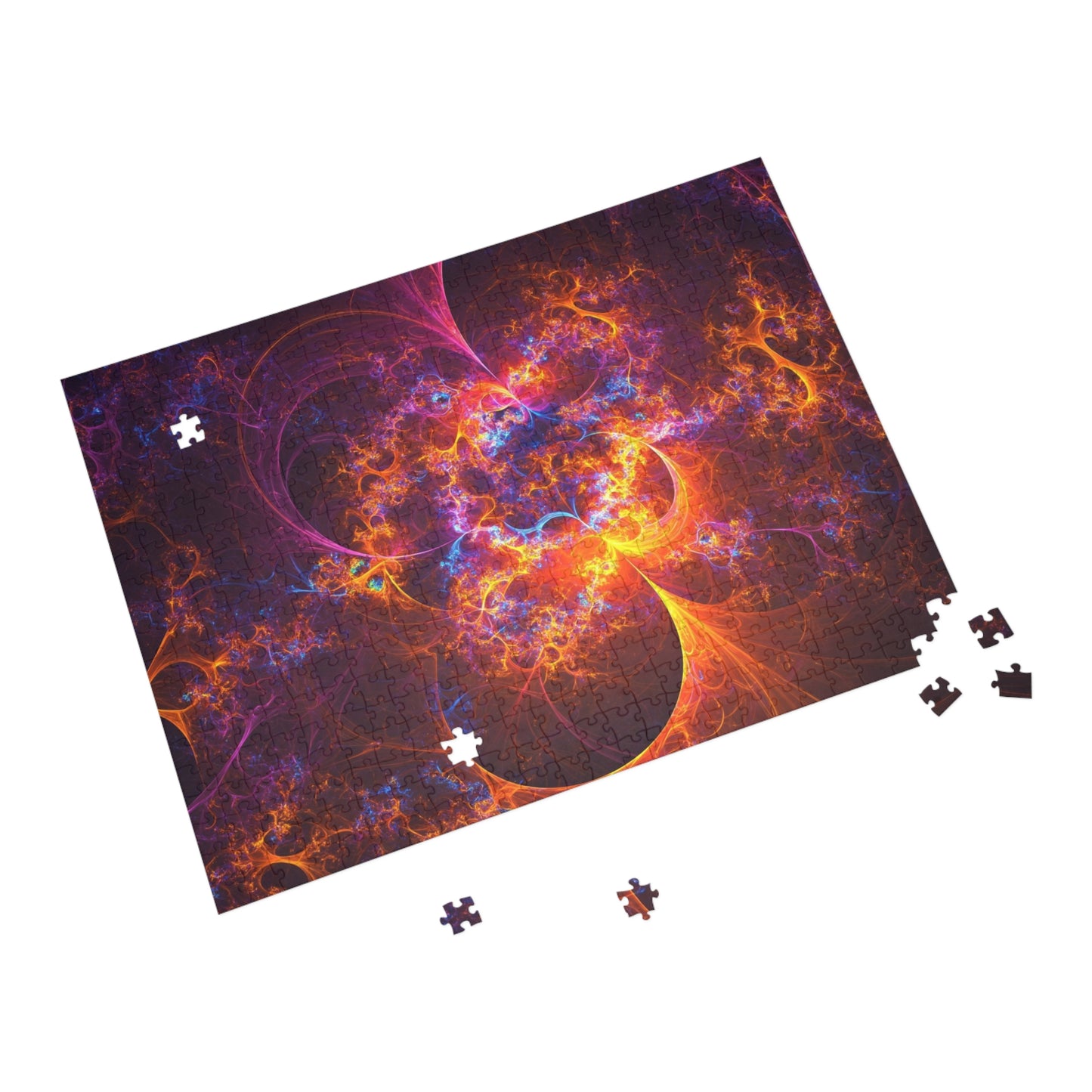 Vibrant Fractal Art Puzzle – 96, 252, 500, 1000-Piece Options