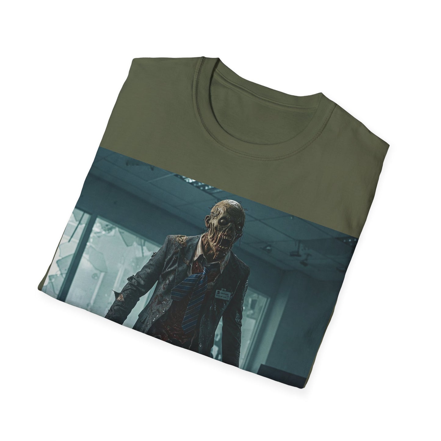 UK - Zombie Apocalypse Unisex Softstyle T-Shirt - Perfect for Horror Fans and Parties