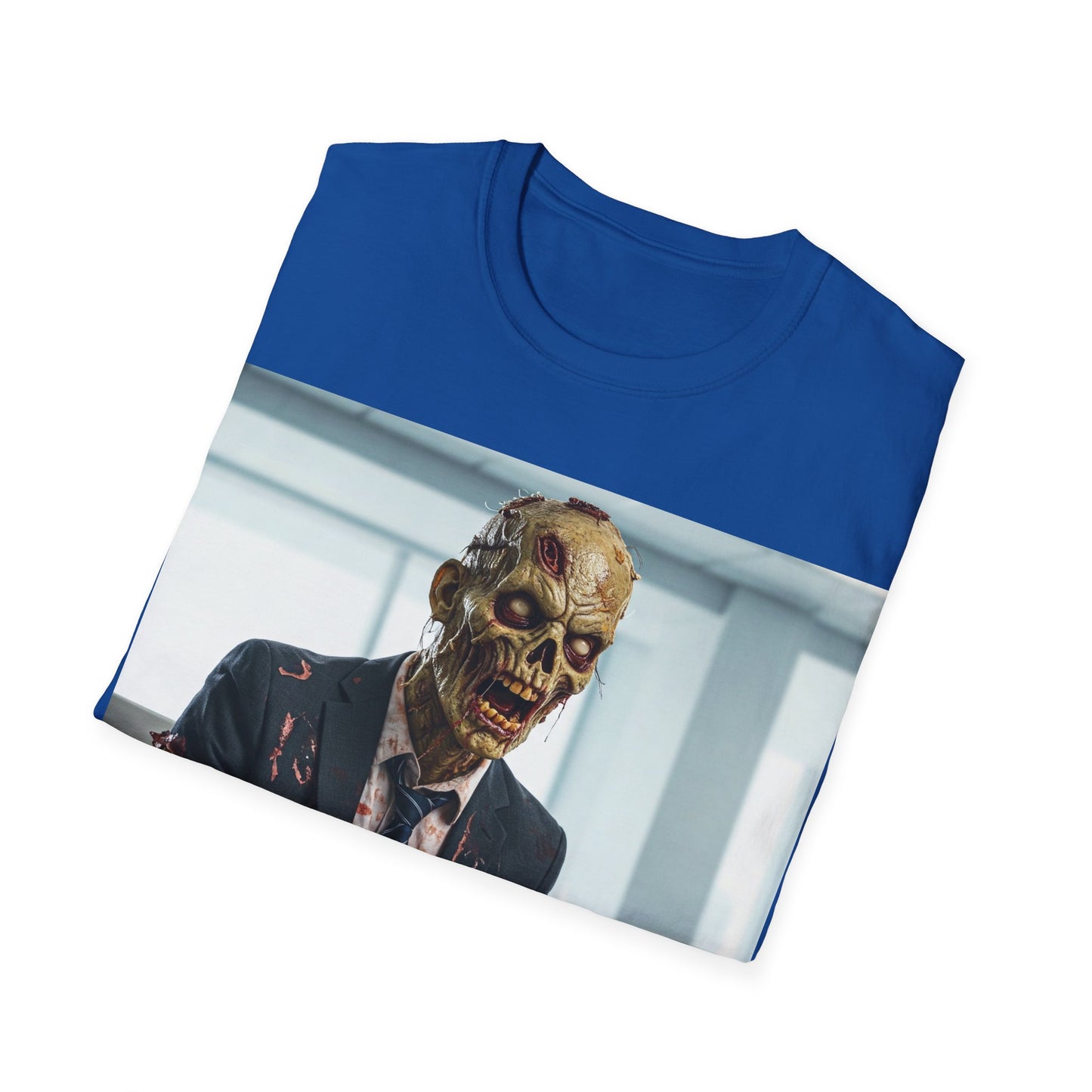 UK - Funny Zombie Executive Unisex Softstyle T-Shirt