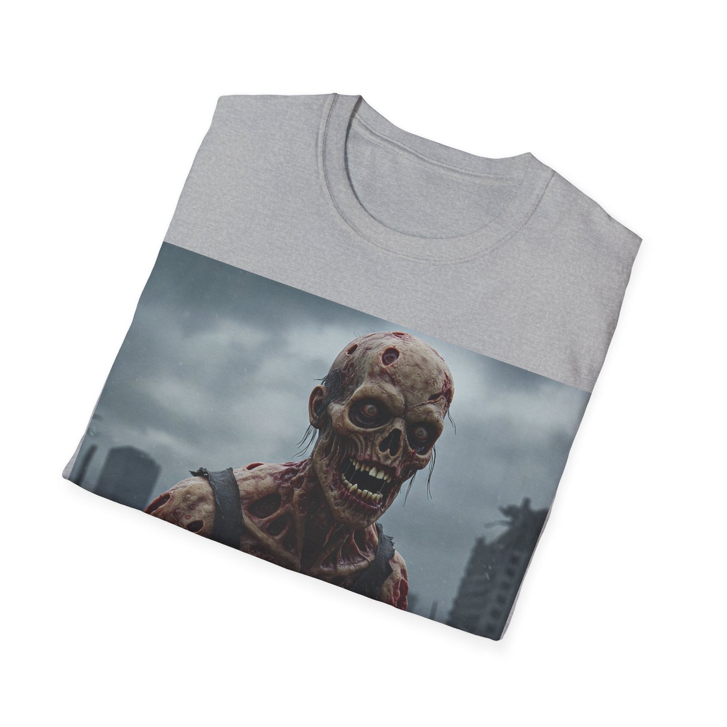 UK - Zombie Apocalypse Apocalyptic Portrait Tee: A Vision of Decay