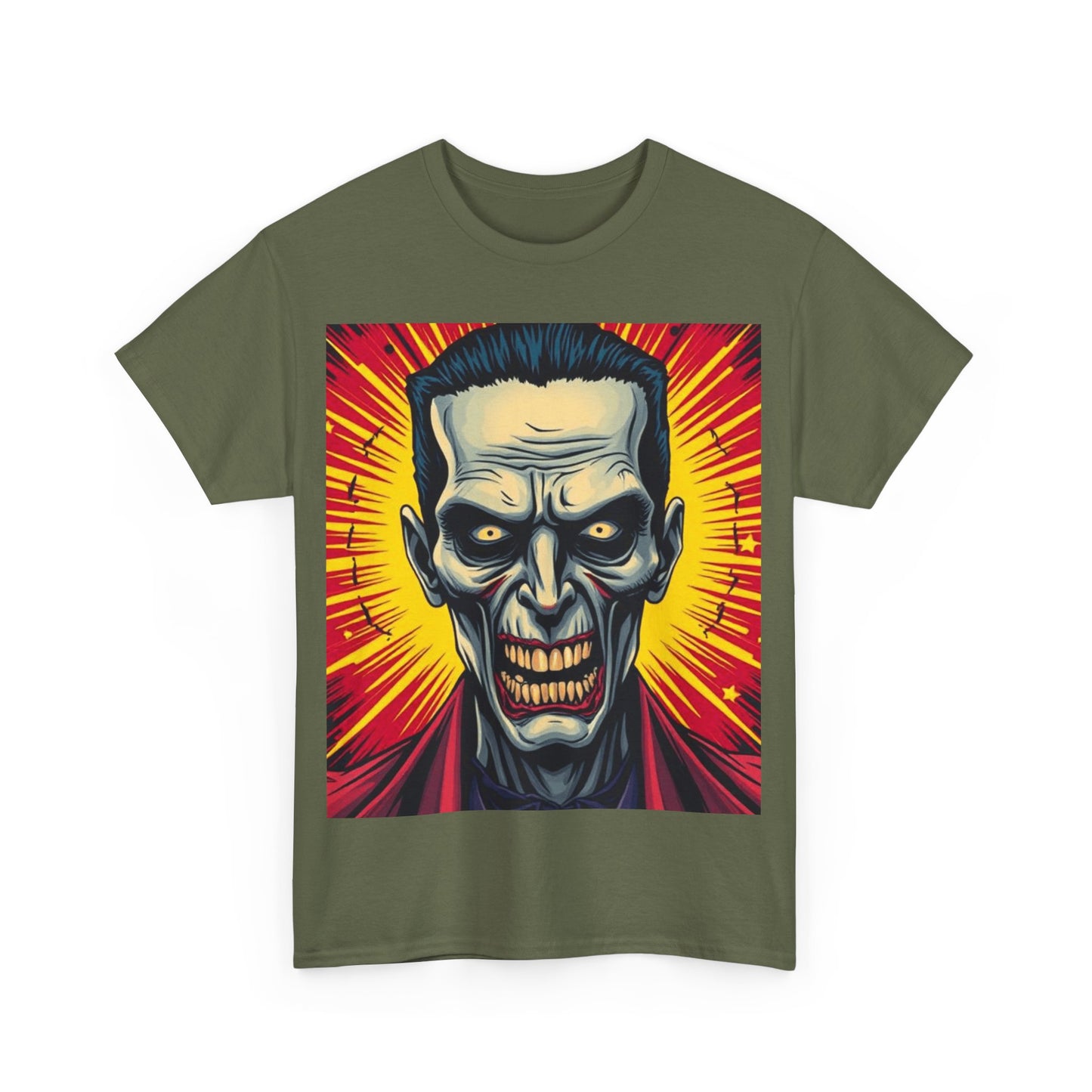 UK - Unisex Heavy Cotton Tee - Vintage Horror Graphic Tee