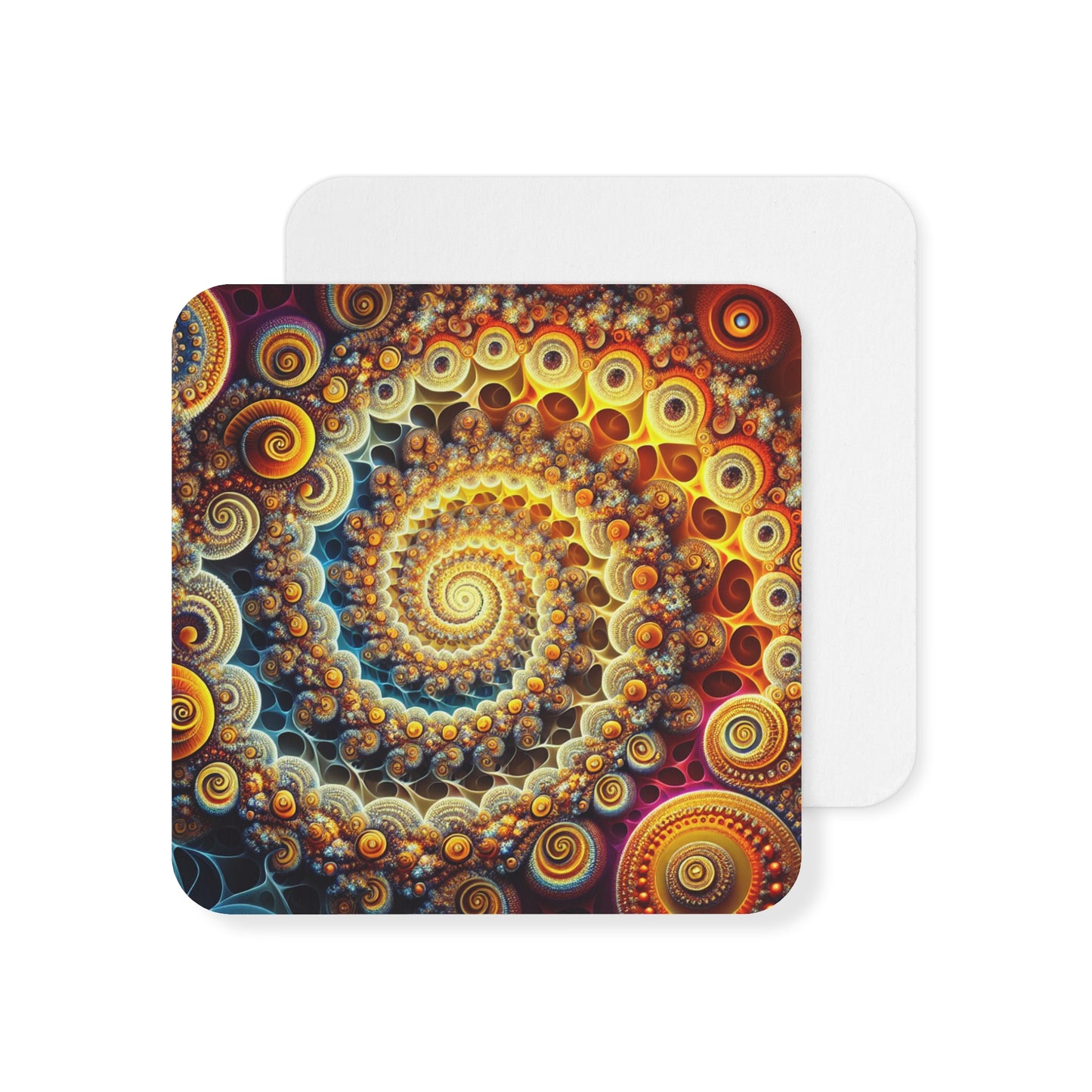 Colorful Spiral Design Coasters – Set of 50 or 100