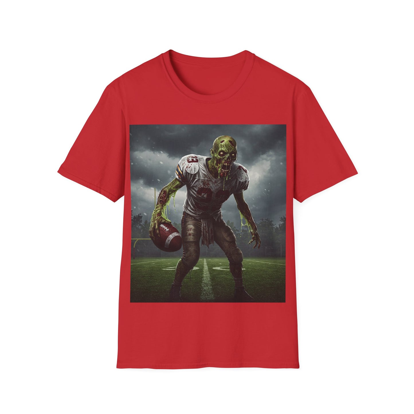 UK - Zombie Football Graphic T-Shirt for Horror Fans