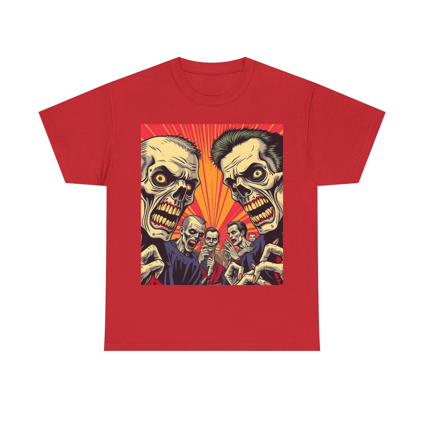 UK - Vintage Horror Graphic Unisex Heavy Cotton Tee