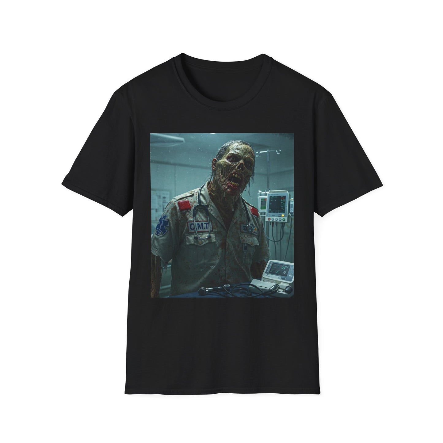 Unisex Horror Graphic T-Shirt - Creepy Zombie Design