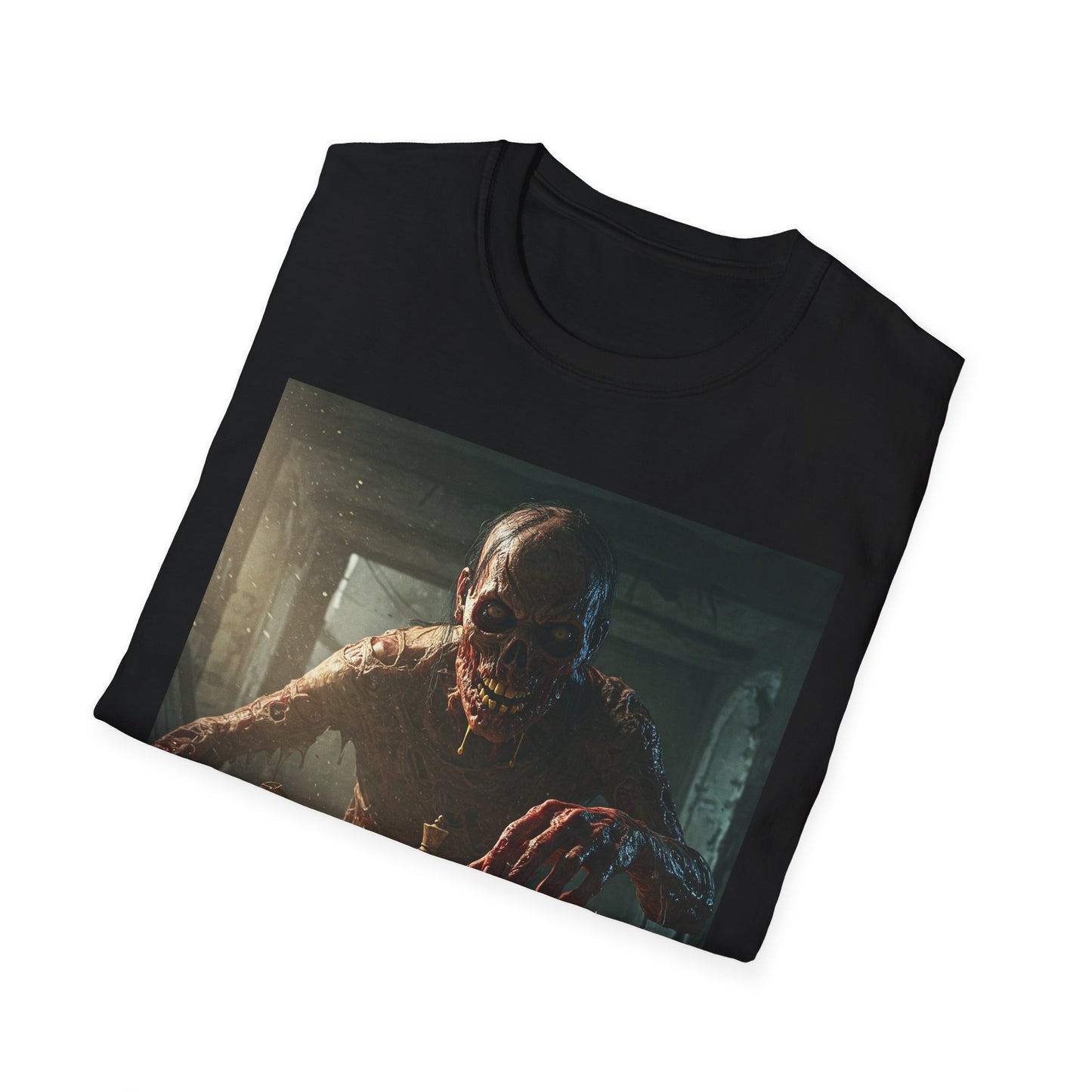 Vintage Chess Monster Unisex Softstyle T-Shirt - Perfect for Game Nights and Fantasy Fans