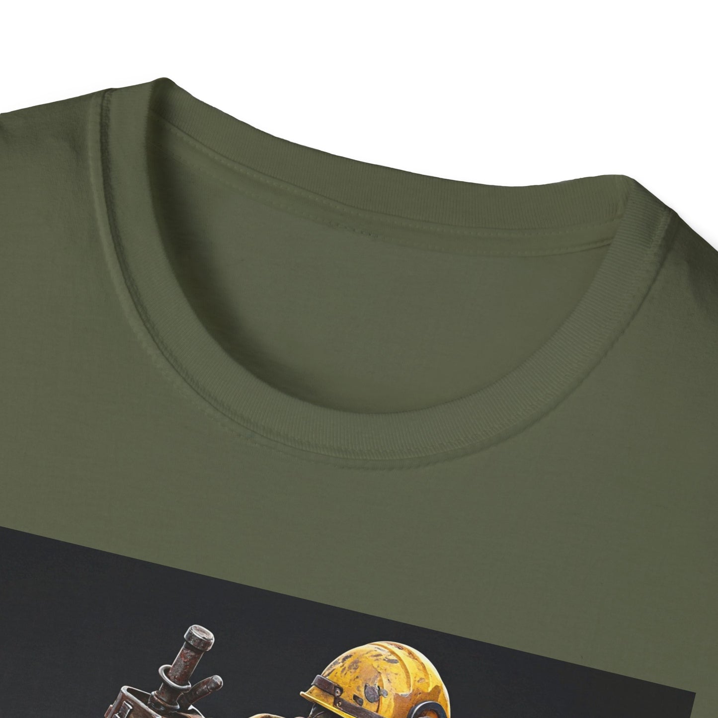 Vintage Mining Themed Unisex Softstyle T-Shirt - Perfect for Adventure Lovers