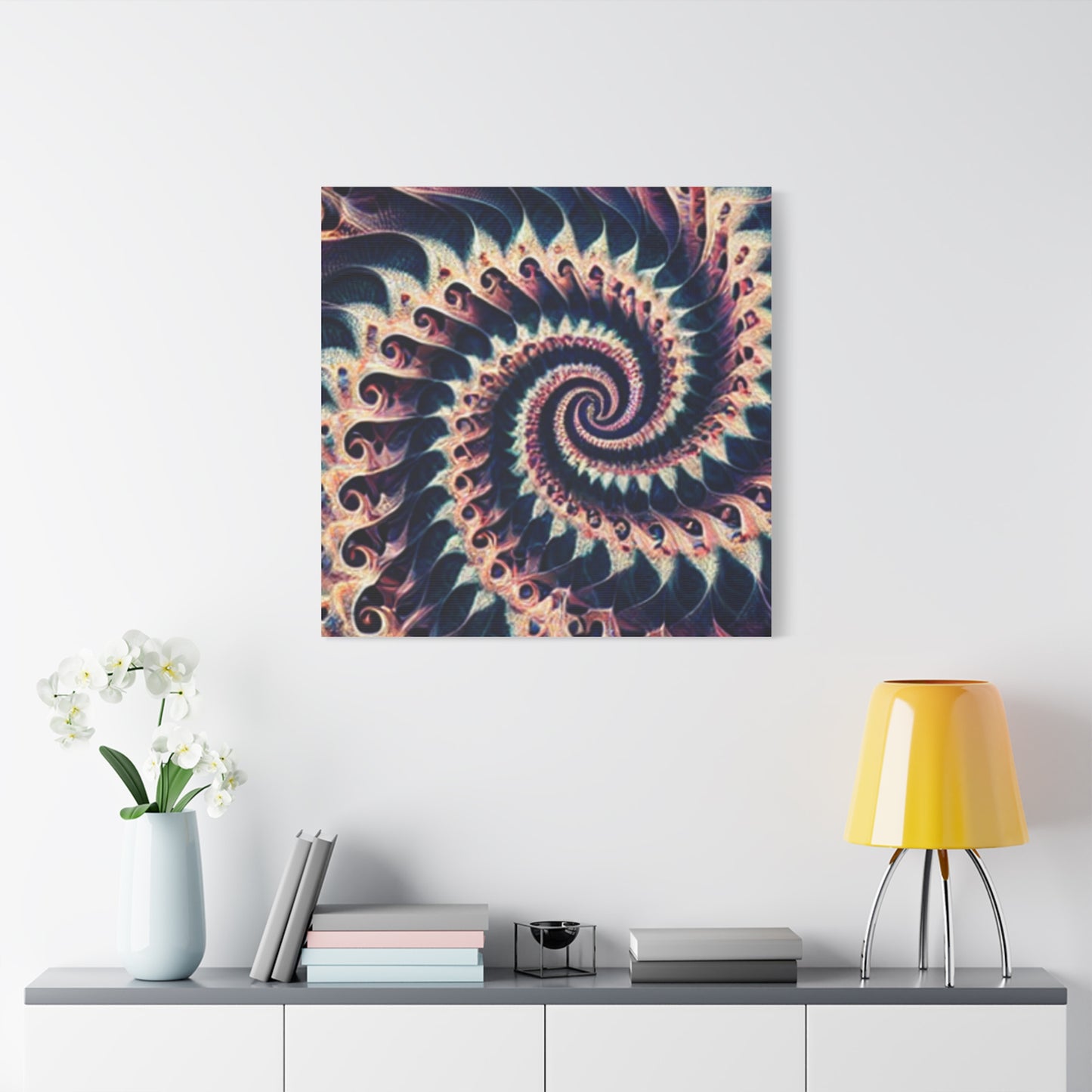 Abstract Spiral Art Canvas Print - Modern Home Decor for Art Lovers