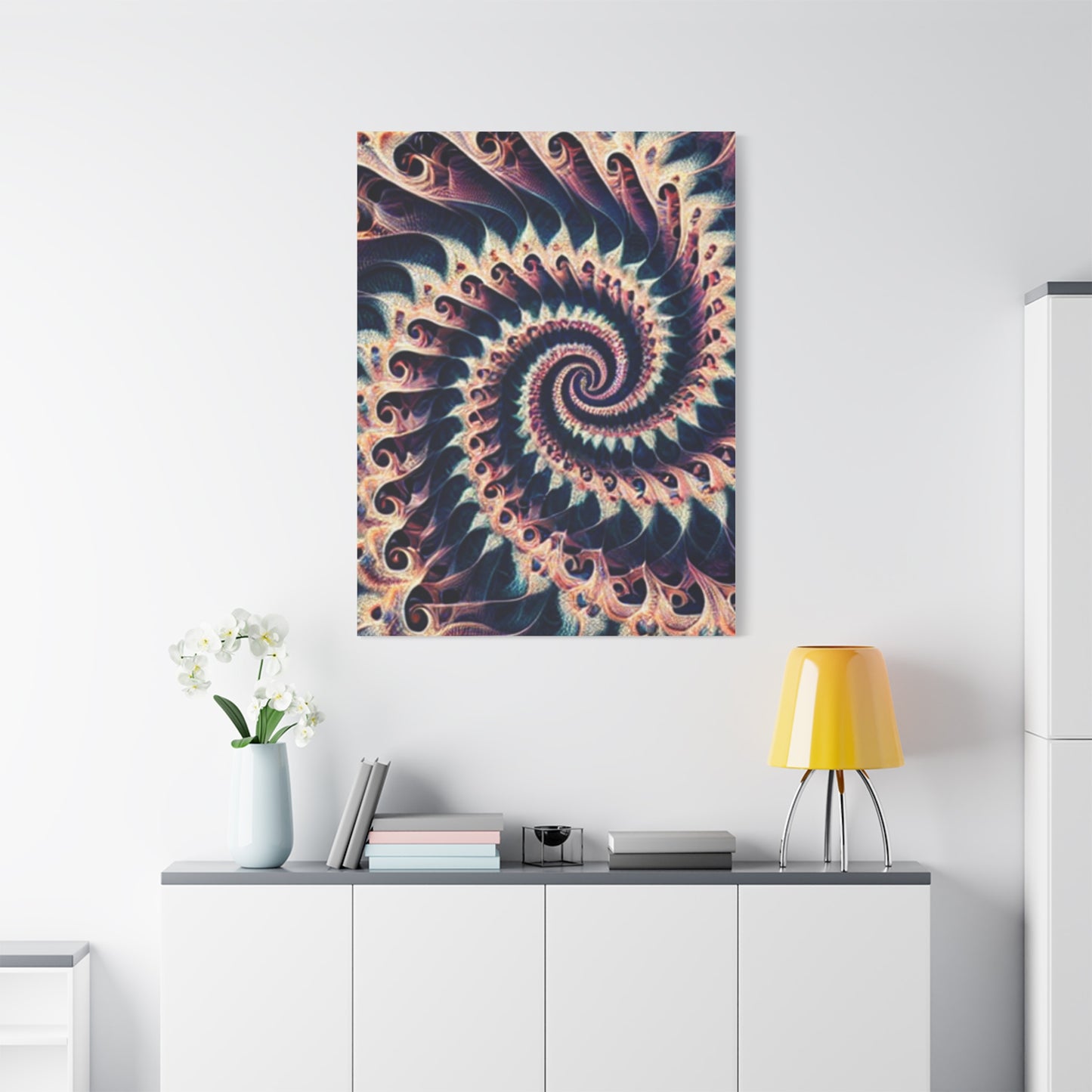 Abstract Spiral Art Canvas Print - Modern Home Decor for Art Lovers