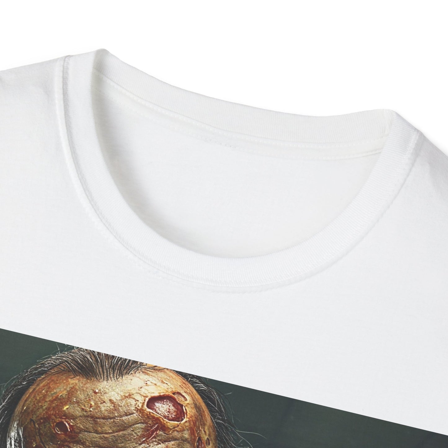 UK - Zombie Businessman Unisex Softstyle T-Shirt | Spooky Halloween Apparel