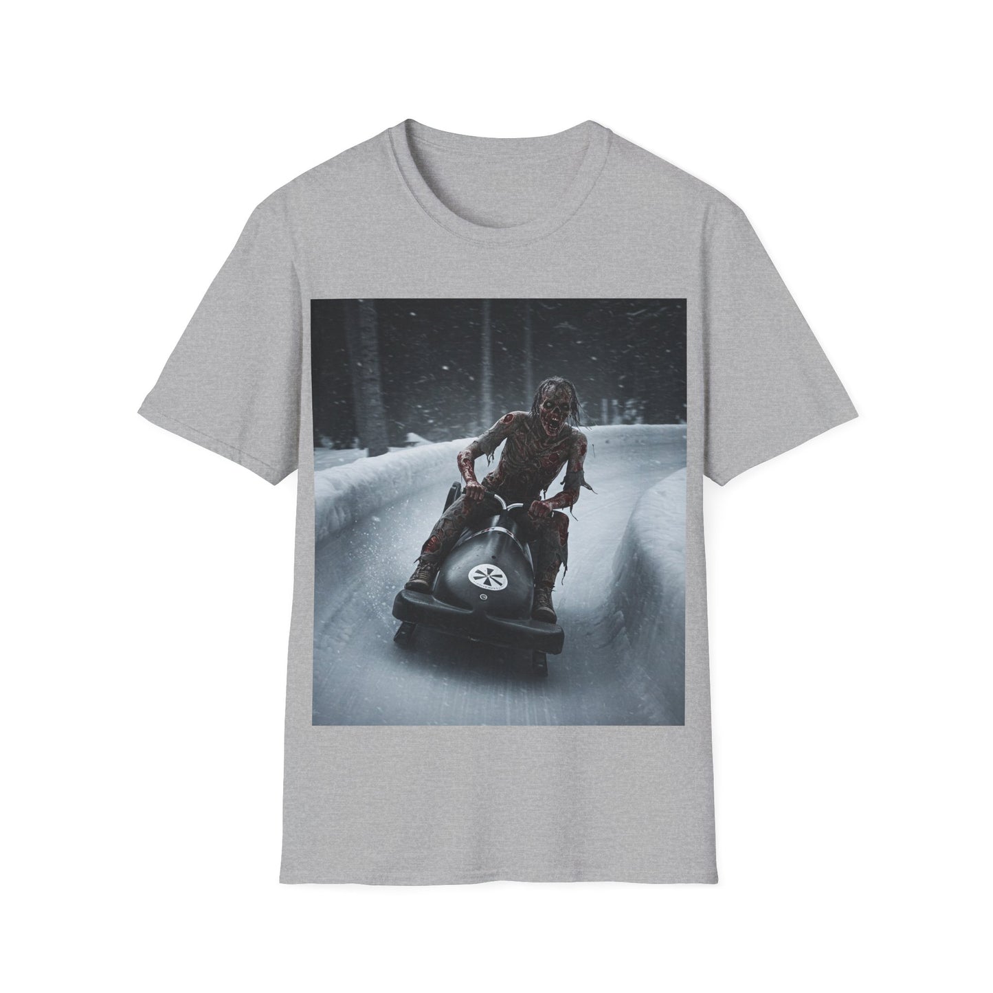 UK - Winter Adventure Unisex Softstyle T-Shirt - Snowmobiling Graphic Tee