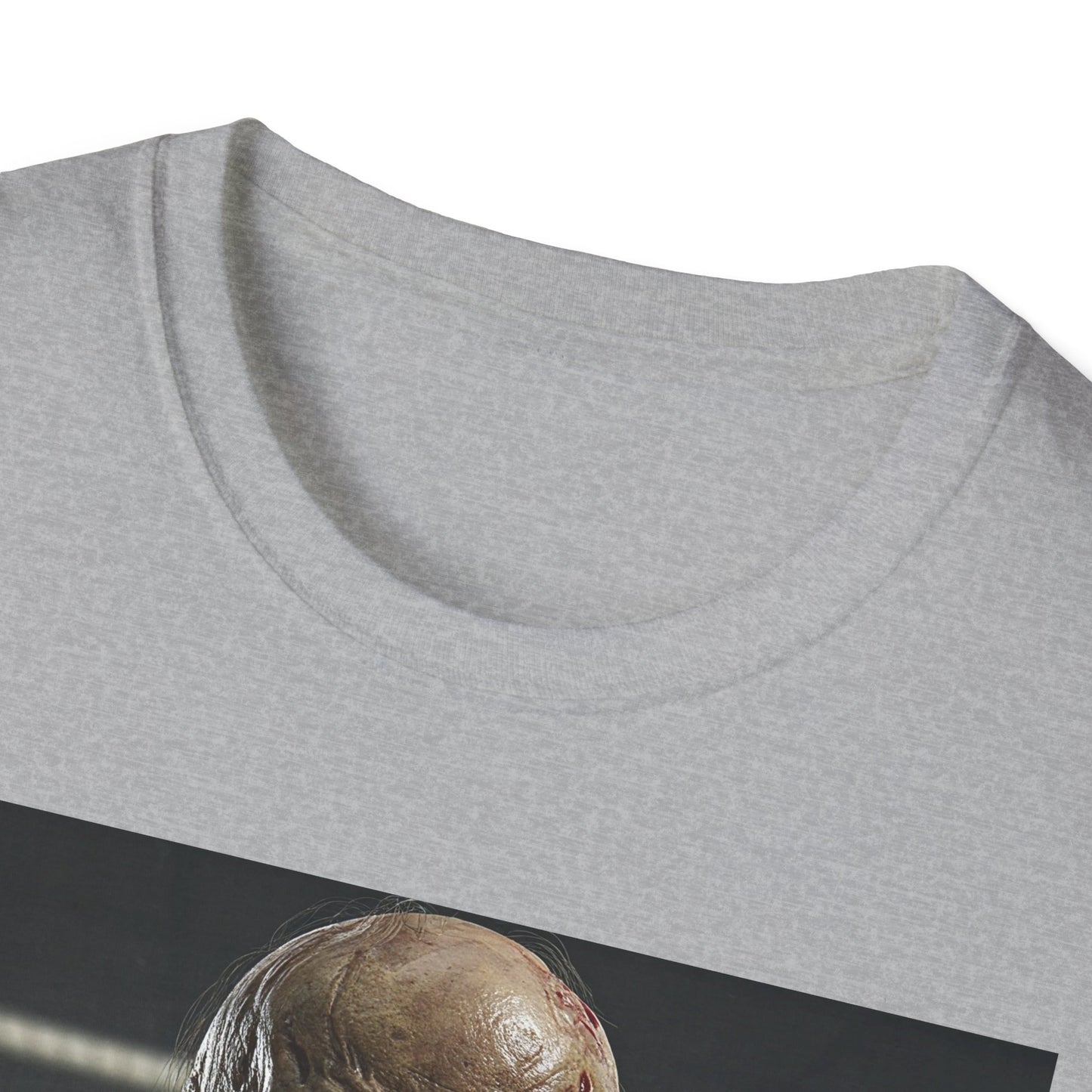 Creepy Zombie Businessman Unisex Softstyle T-Shirt