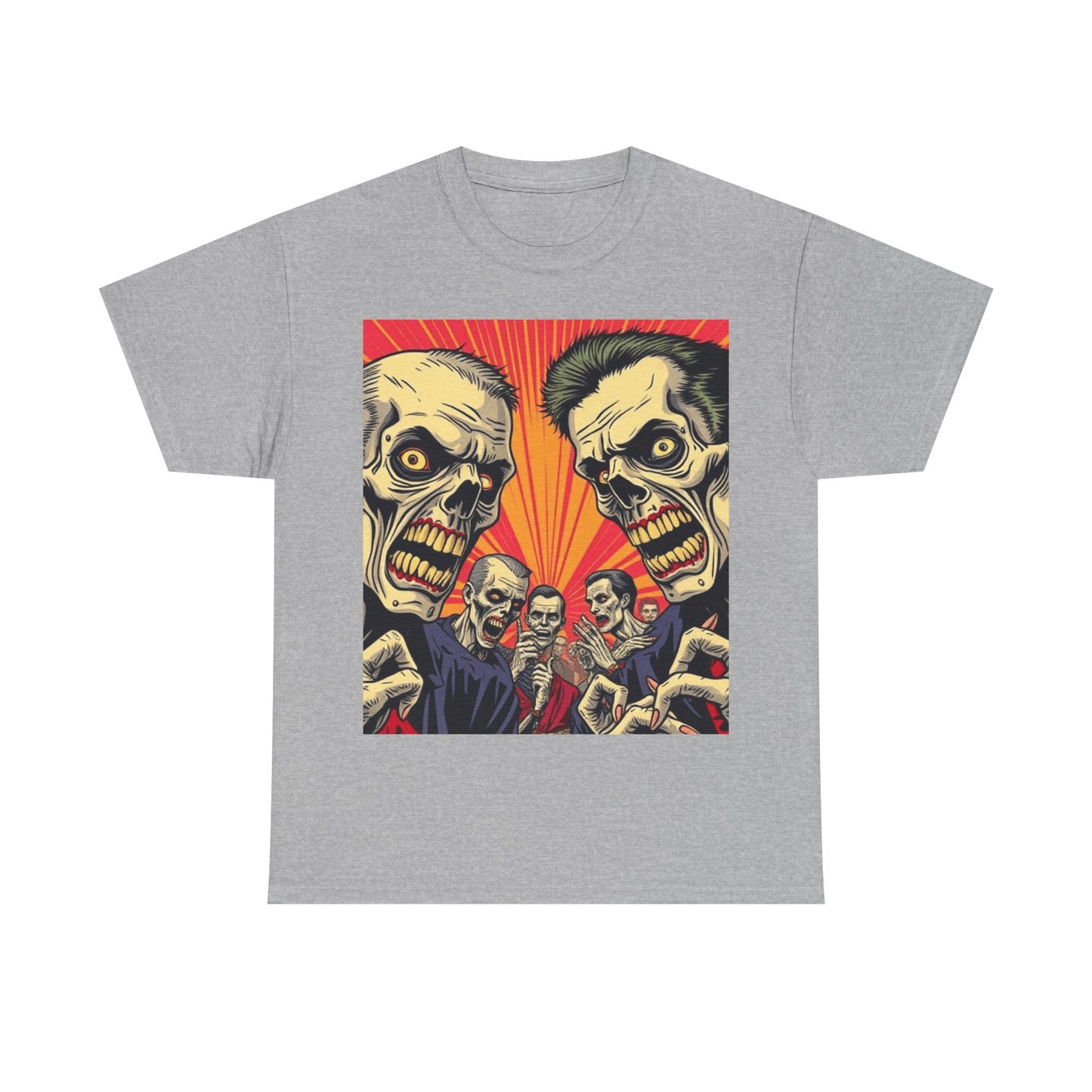 UK - Vintage Horror Graphic Unisex Heavy Cotton Tee
