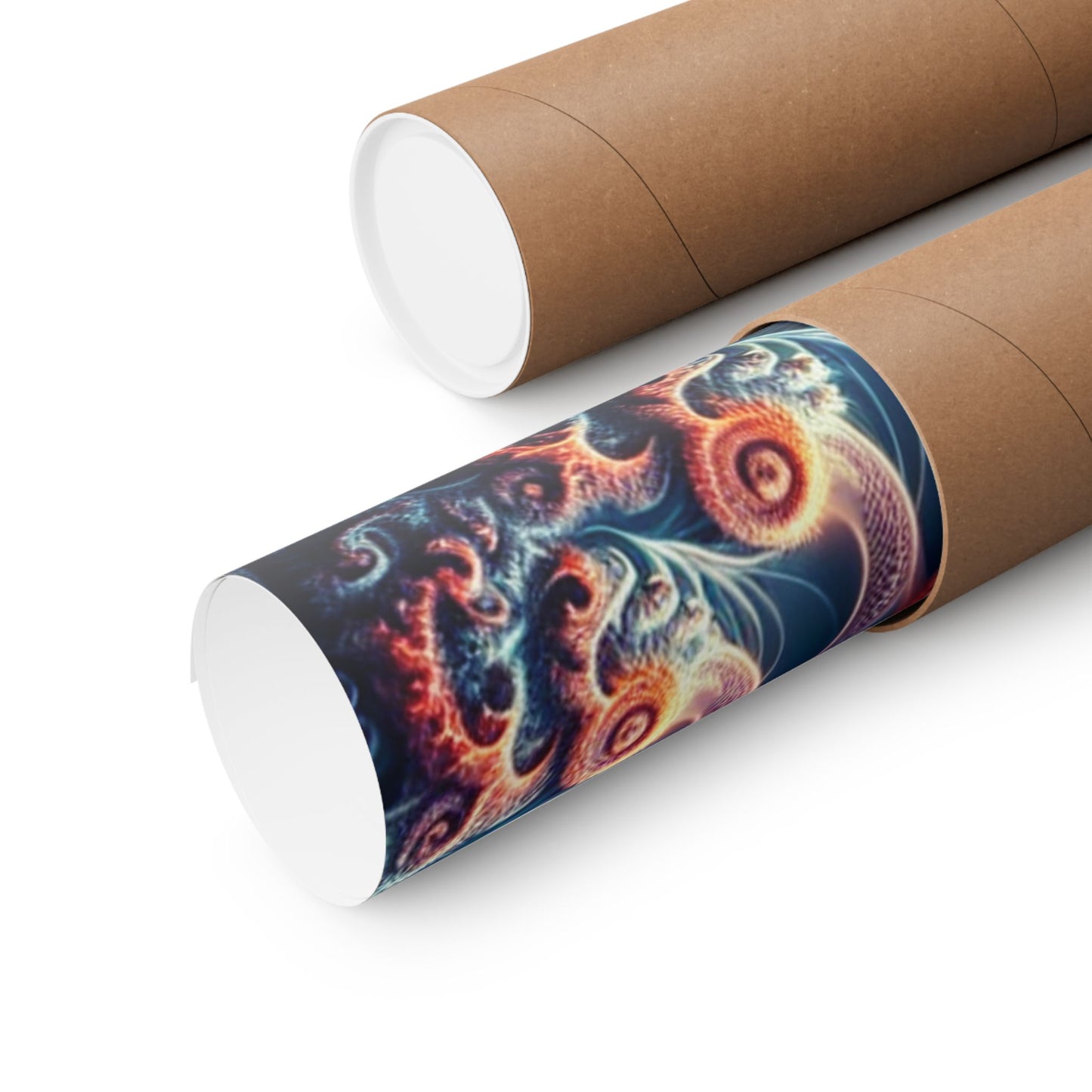 Abstract Swirl Matte Vertical Posters - Artistic Home Décor for Meditation and Relaxation