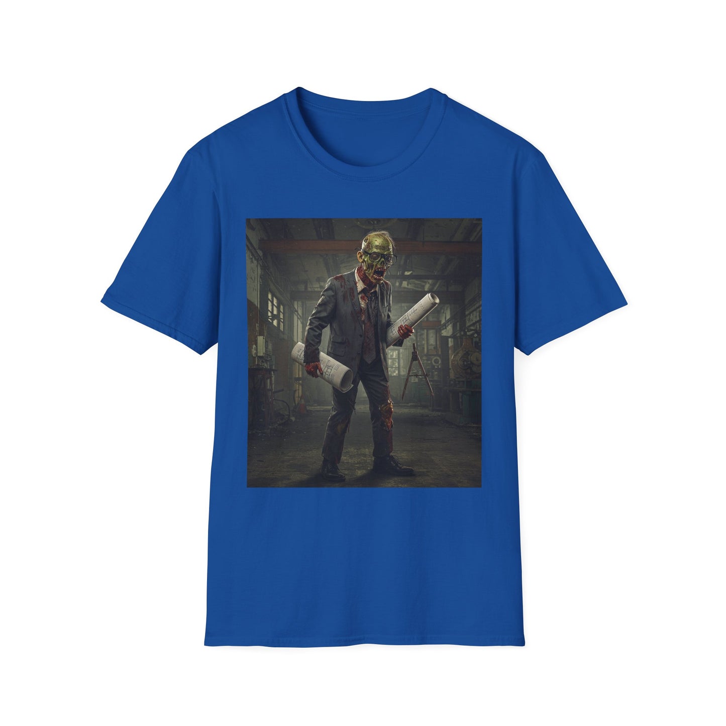 Zombie Apocalypse Unisex Softstyle T-Shirt - Perfect for Halloween and Horror Fans