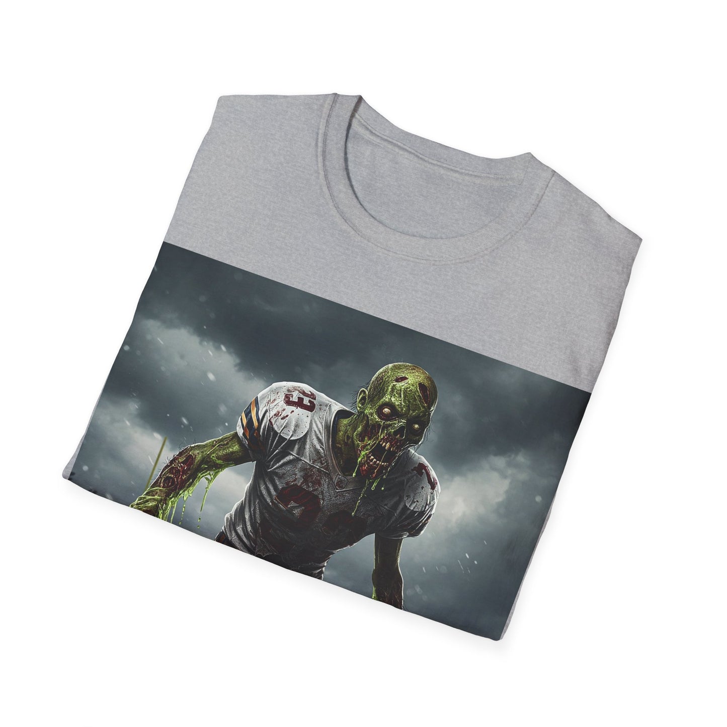 UK - Zombie Football Graphic T-Shirt for Horror Fans