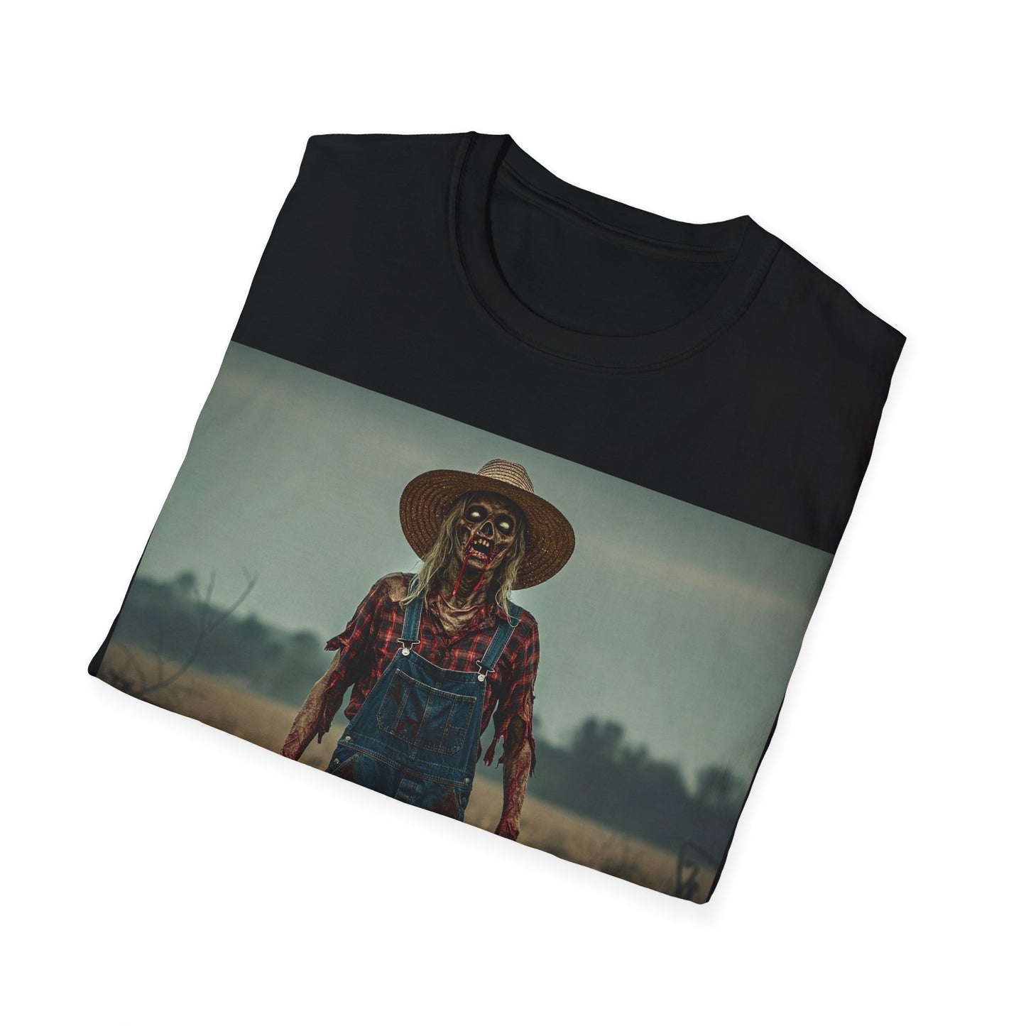 UK - Scary Farmhouse Horror Unisex Softstyle T-Shirt