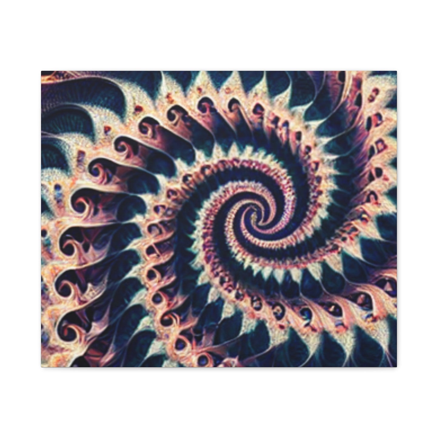 Abstract Spiral Art Canvas Print - Modern Home Decor for Art Lovers