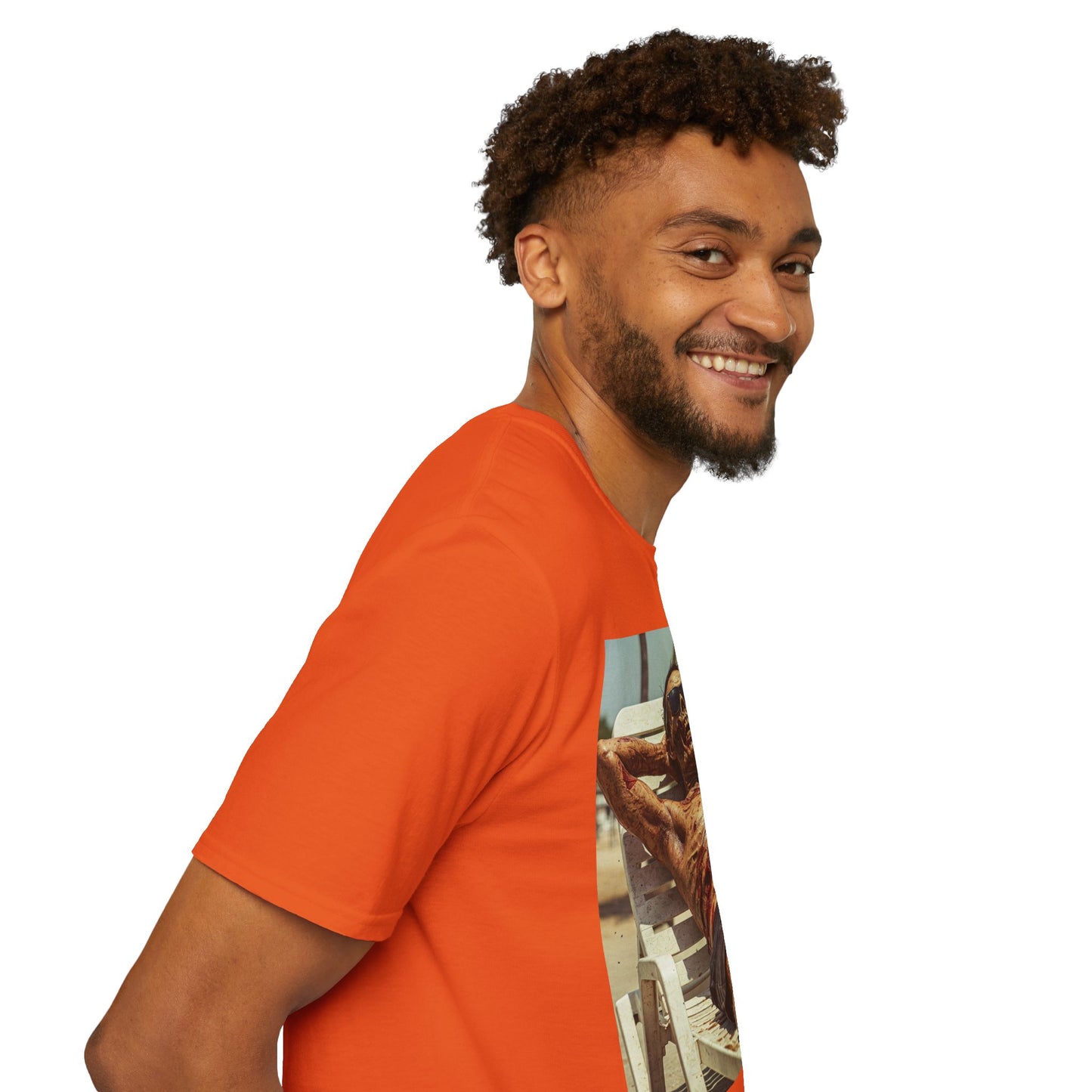 Chill Vibes Skeleton Graphic T-Shirt - Unisex Softstyle