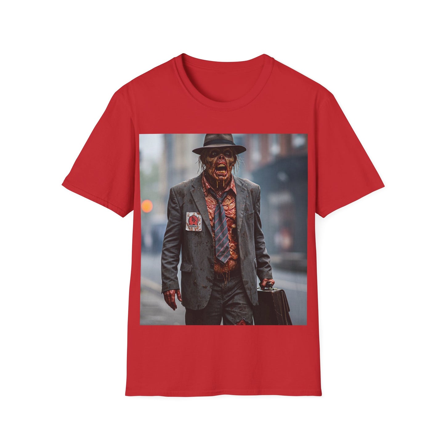 UK - Stylish Horror-Themed Unisex Softstyle T-Shirt