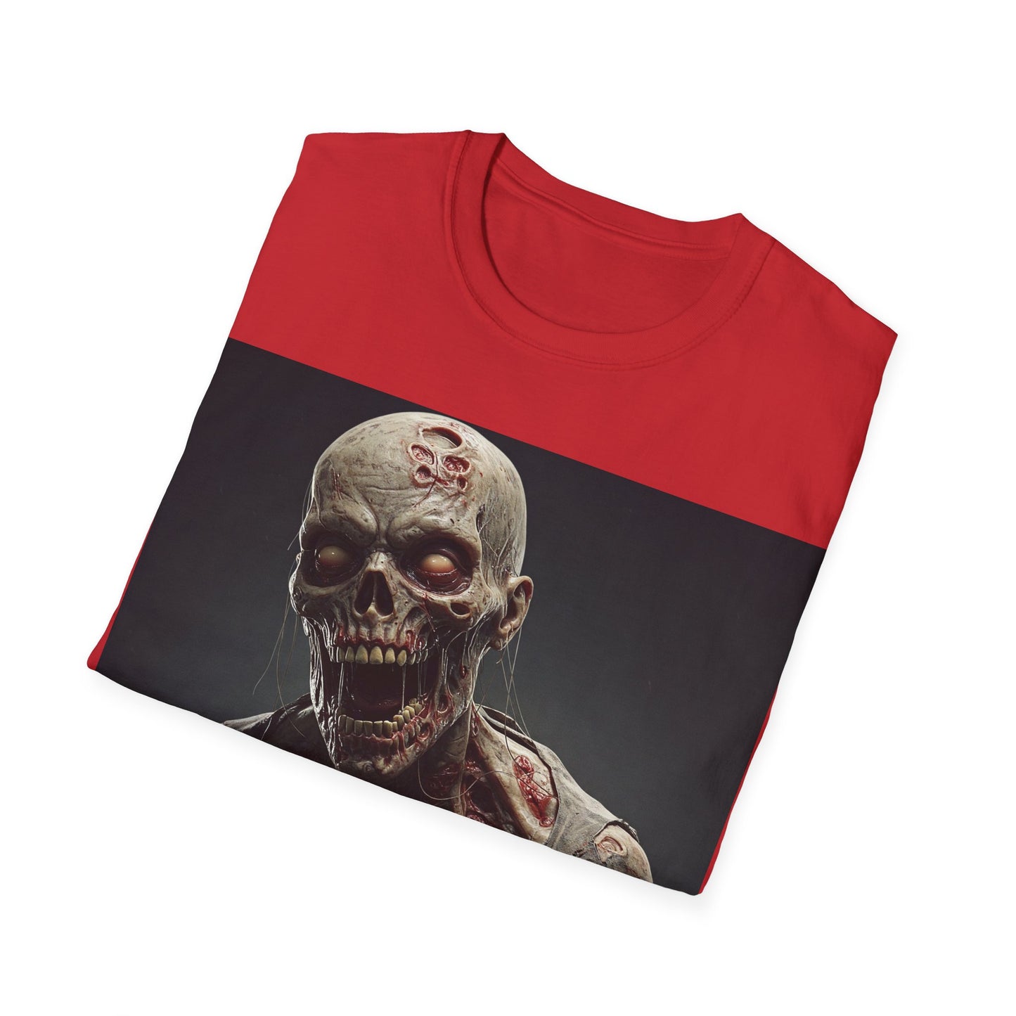 UK - Zombie Graphic Unisex Softstyle T-Shirt | Perfect for Halloween and Horror Fans