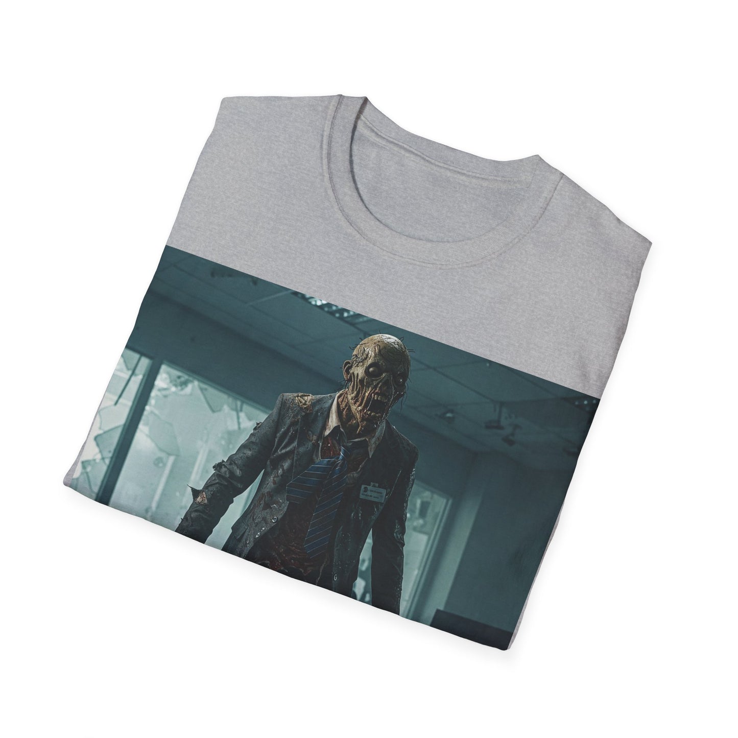 UK - Zombie Apocalypse Unisex Softstyle T-Shirt - Perfect for Horror Fans and Parties