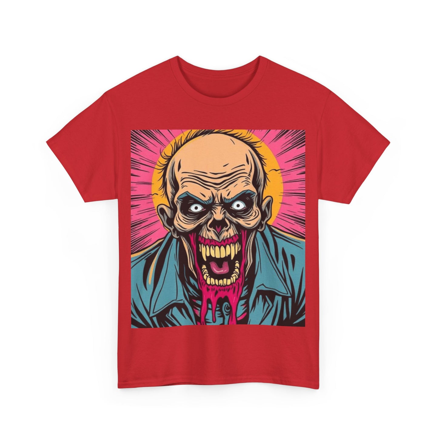 UK - Graphic Zombie Tee - Unisex Heavy Cotton T-Shirt for Horror Fans