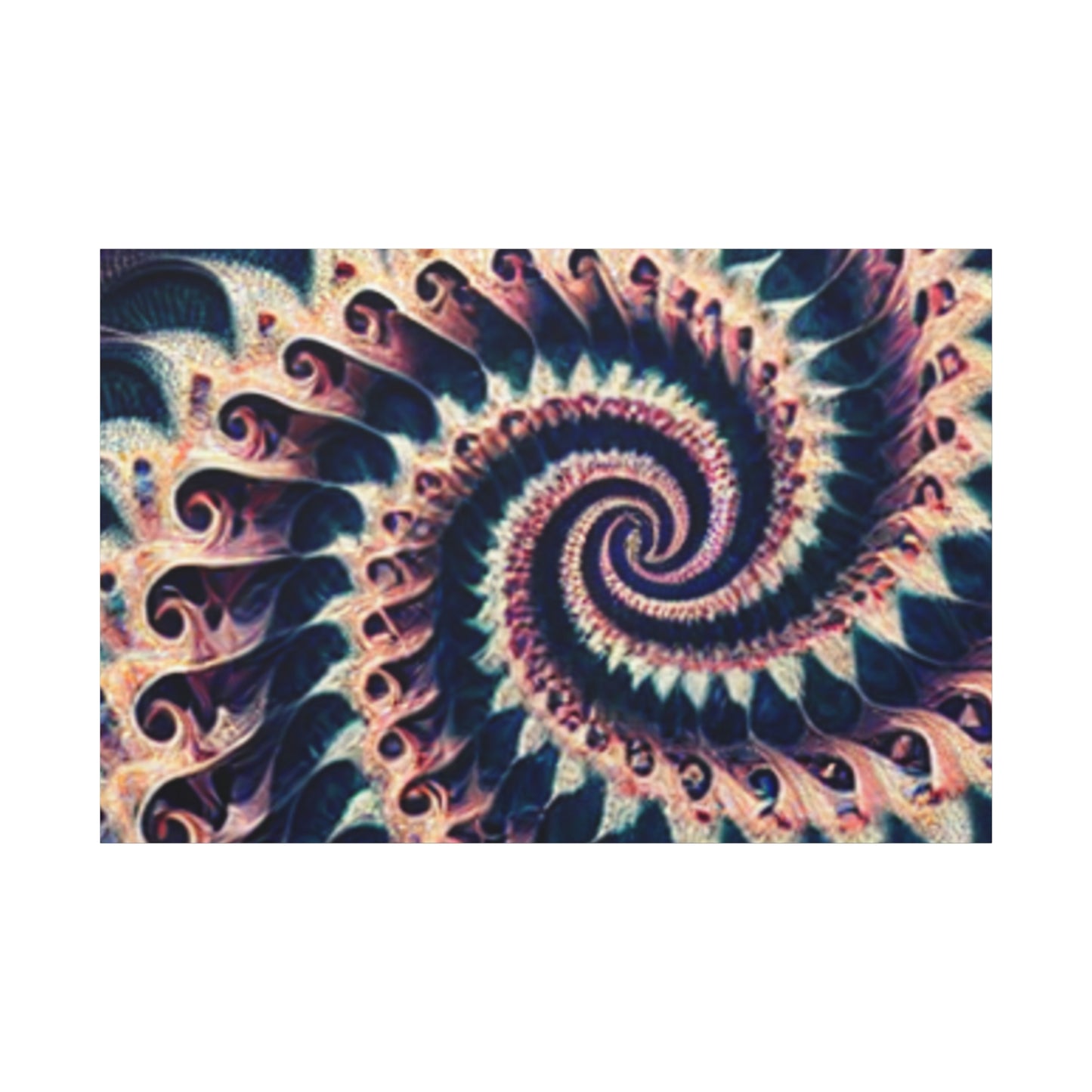Abstract Spiral Art Canvas Print - Modern Home Decor for Art Lovers