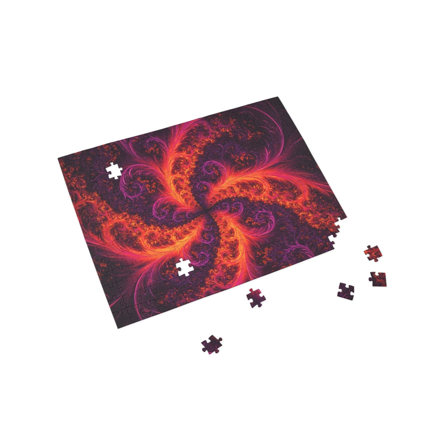 Vibrant Spiral Fractal Puzzle - 1000-Piece Jigsaw for Relaxation and Fun