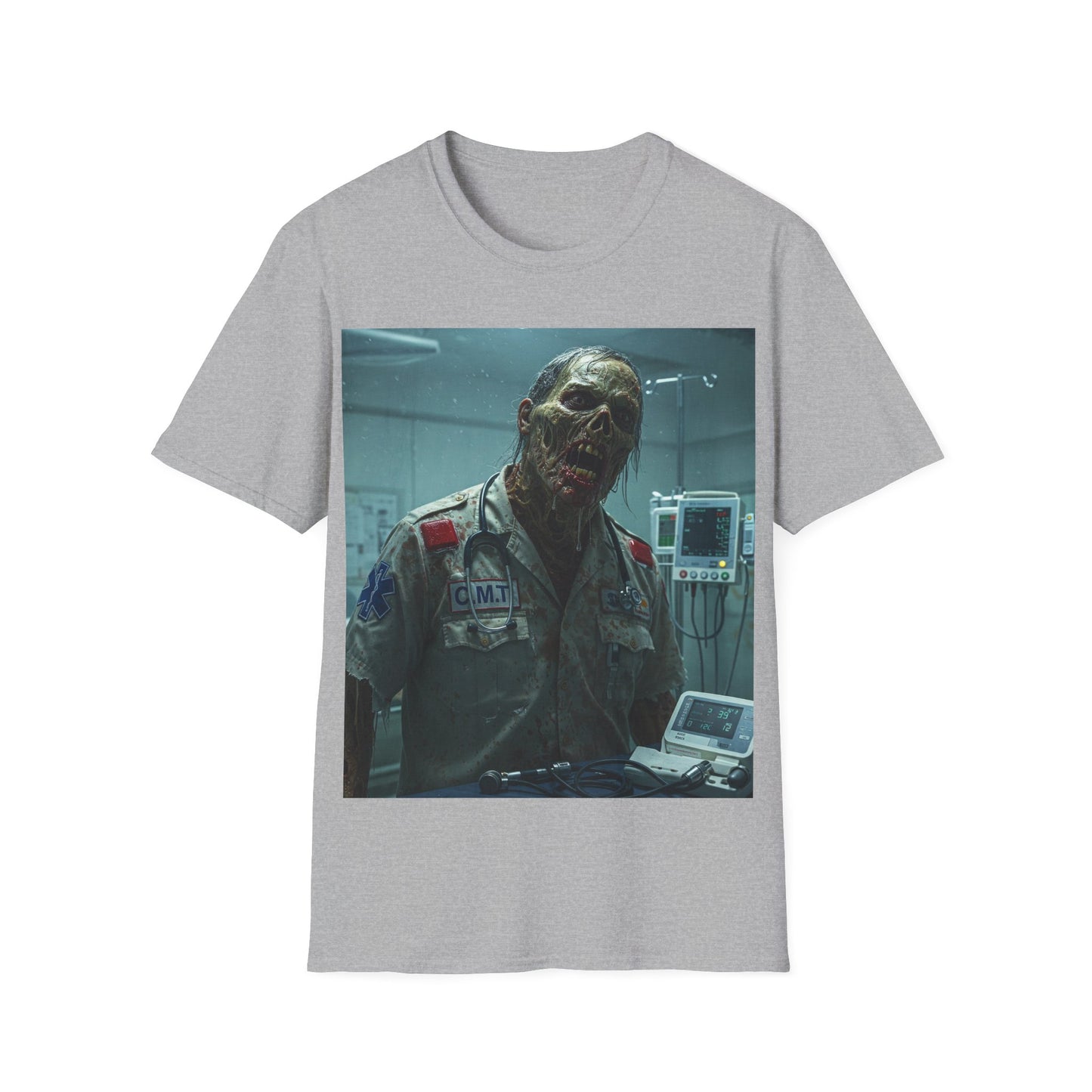 UK - Unisex Horror Graphic T-Shirt - Creepy Zombie Design