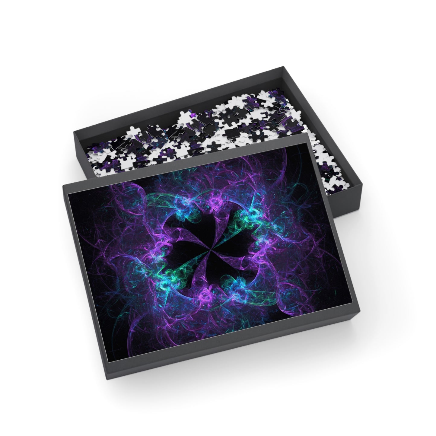 Colorful Fractal Design Puzzle - 96, 252, 500, 1000-Piece Options