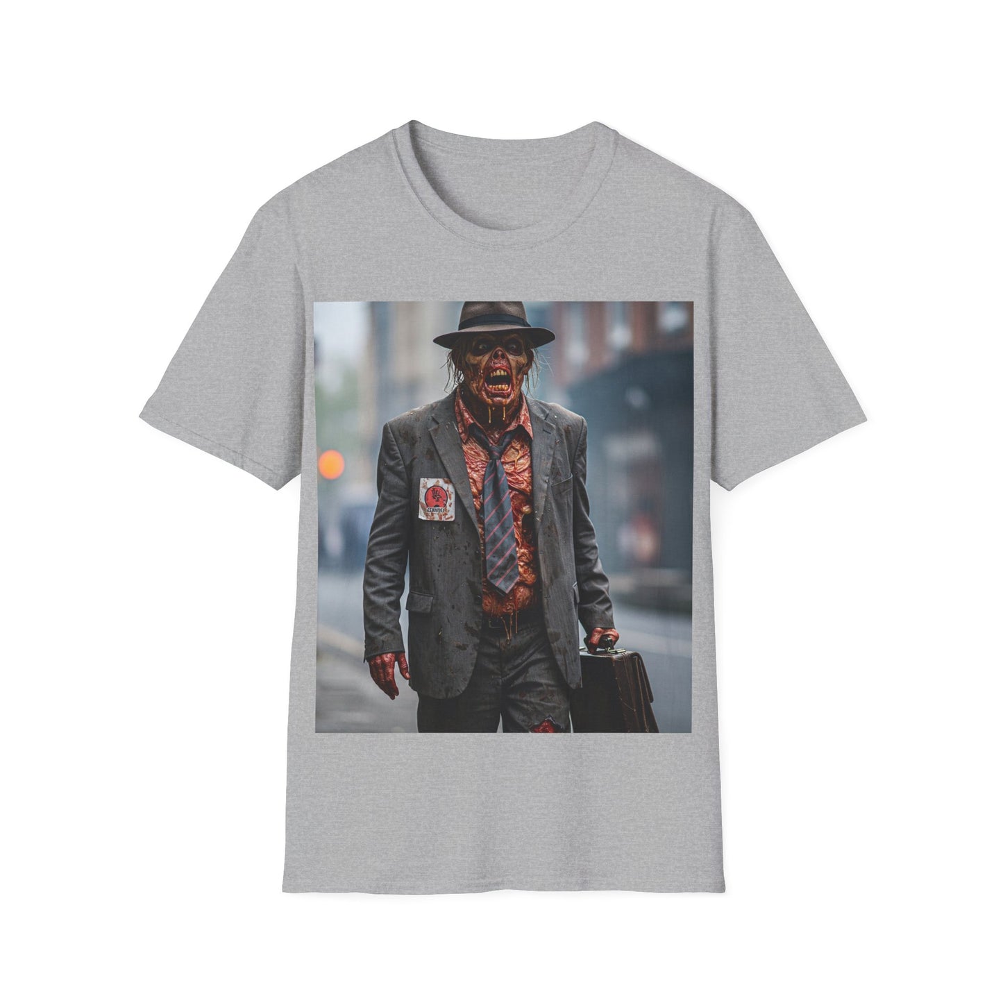 UK - Stylish Horror-Themed Unisex Softstyle T-Shirt