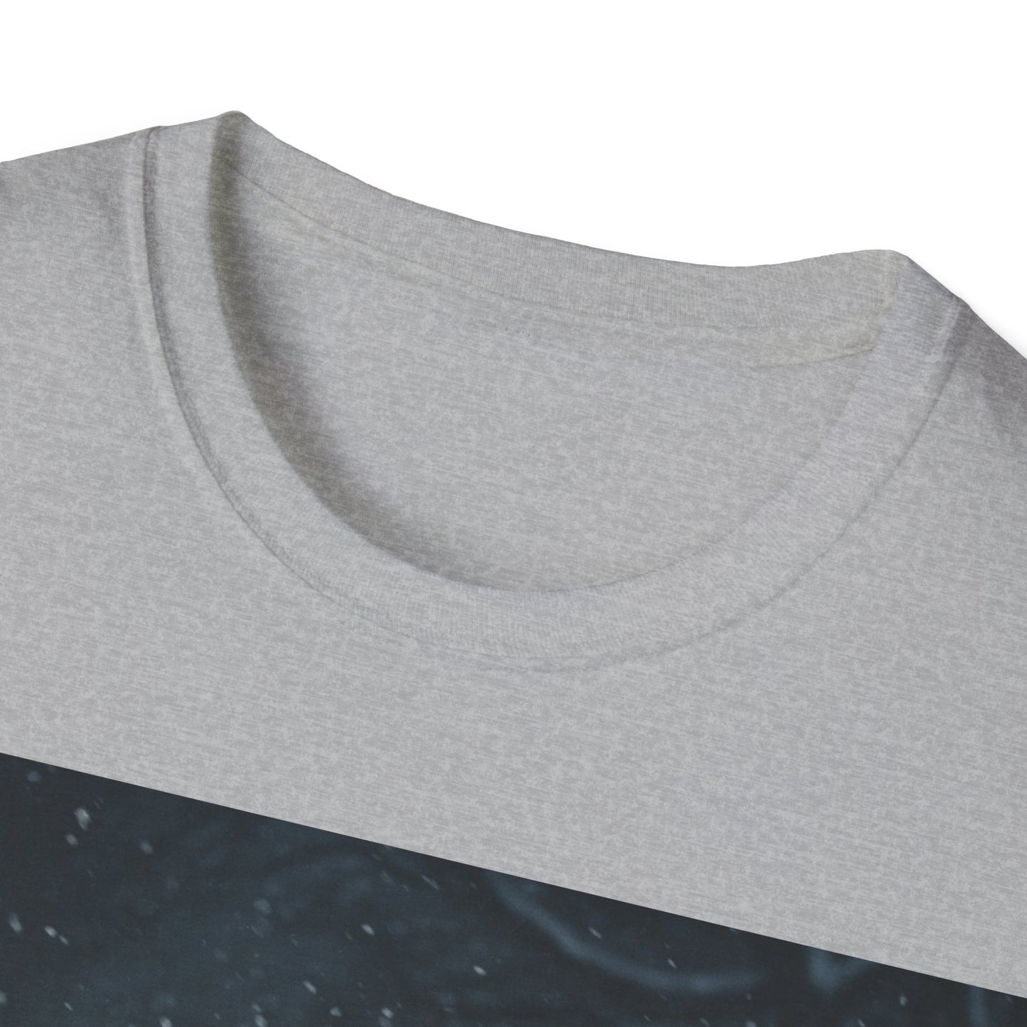 UK - Merry Horror Unisex Softstyle T-Shirt - Creepy Snowman Design