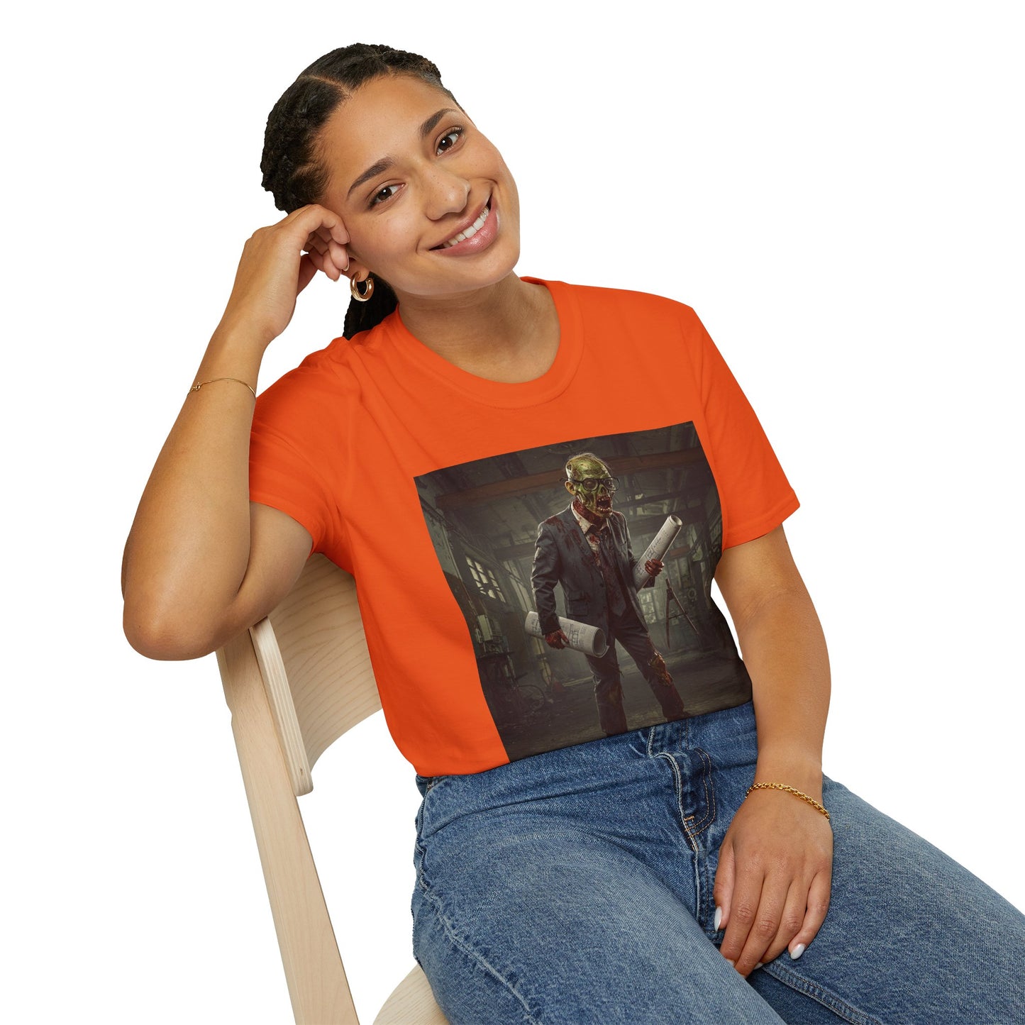 Zombie Apocalypse Unisex Softstyle T-Shirt - Perfect for Halloween and Horror Fans
