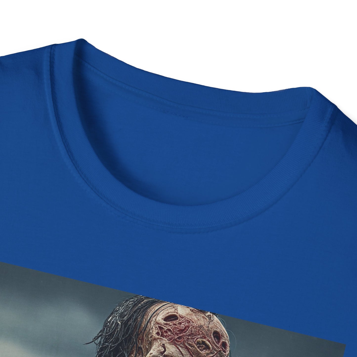 Zombie Horror Unisex Softstyle T-Shirt - Perfect for Halloween and Casual Wear