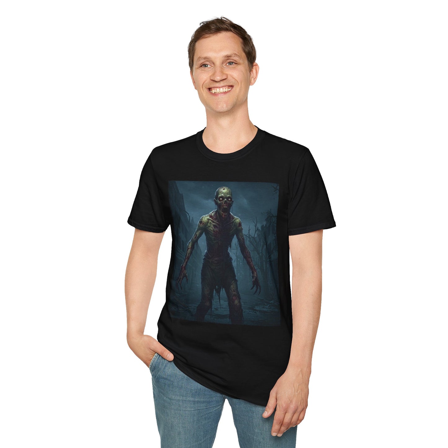 Zombie Apocalypse Unisex Softstyle T-Shirt - Perfect for Horror Lovers
