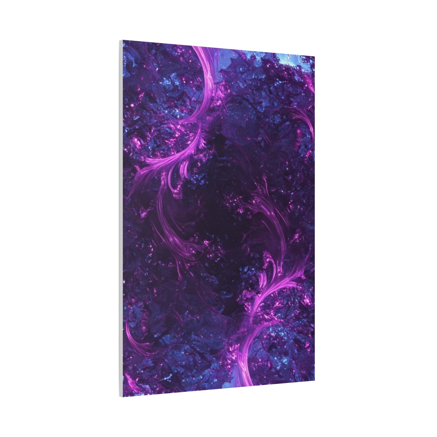 Abstract Purple Fractal Canvas Print - Artistic Wall Décor